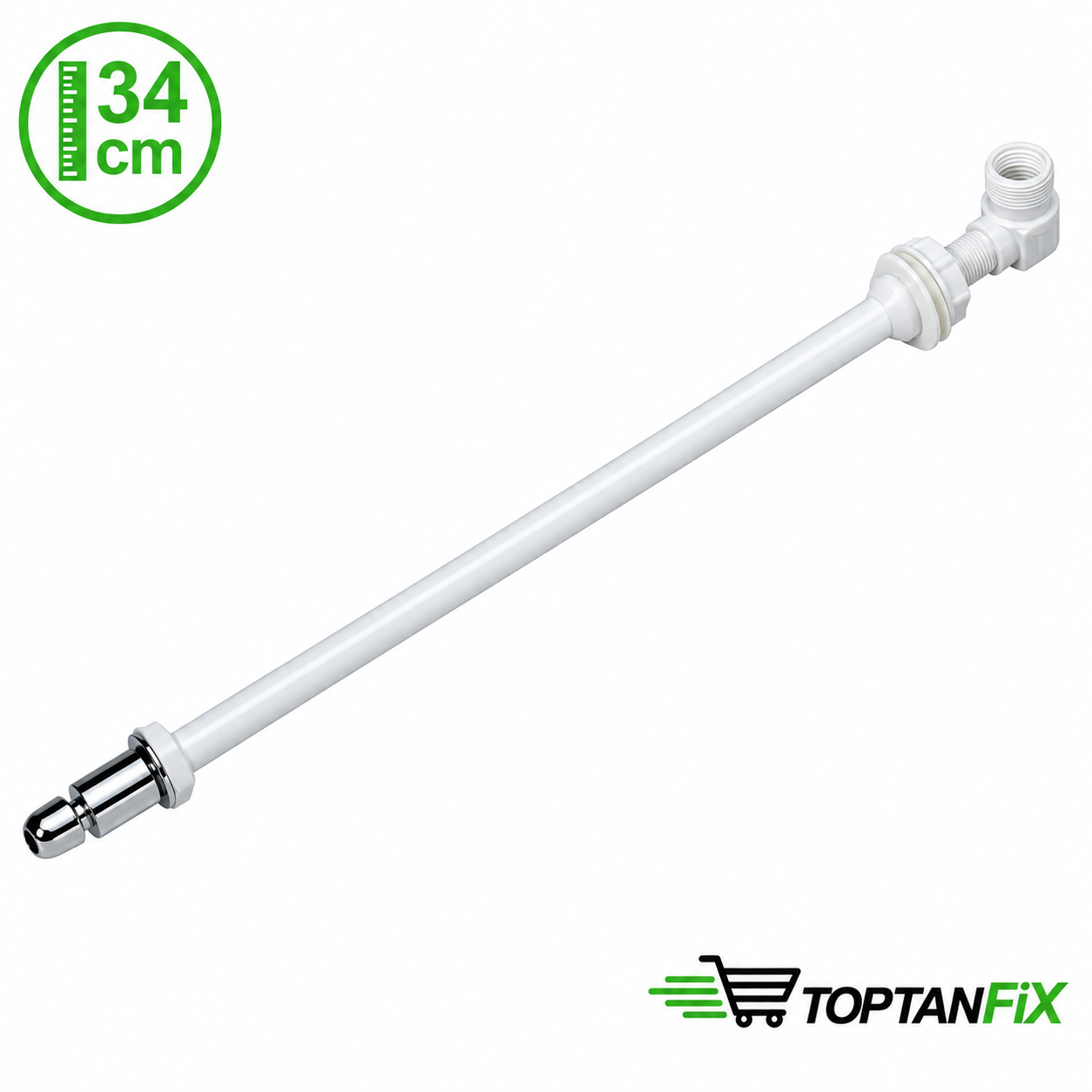 Krom Uçlu 34 cm Taharet Çubuğu
