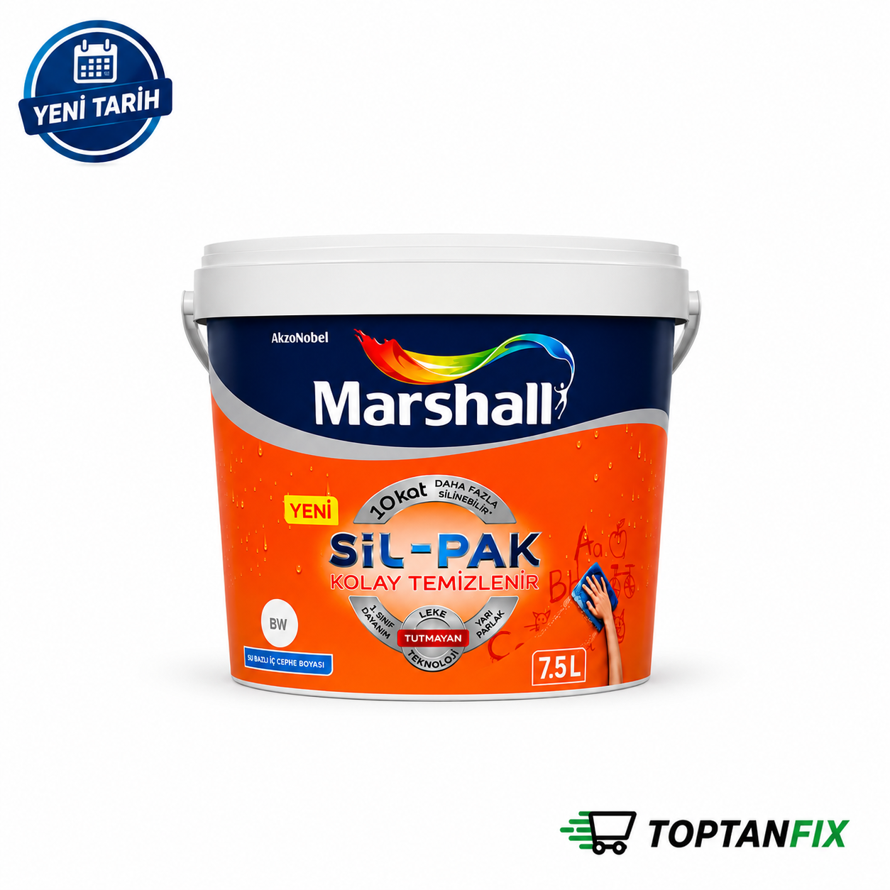 Marshall Sil-Pak Silikonlu 7.5 lt İç Cephe Boyası