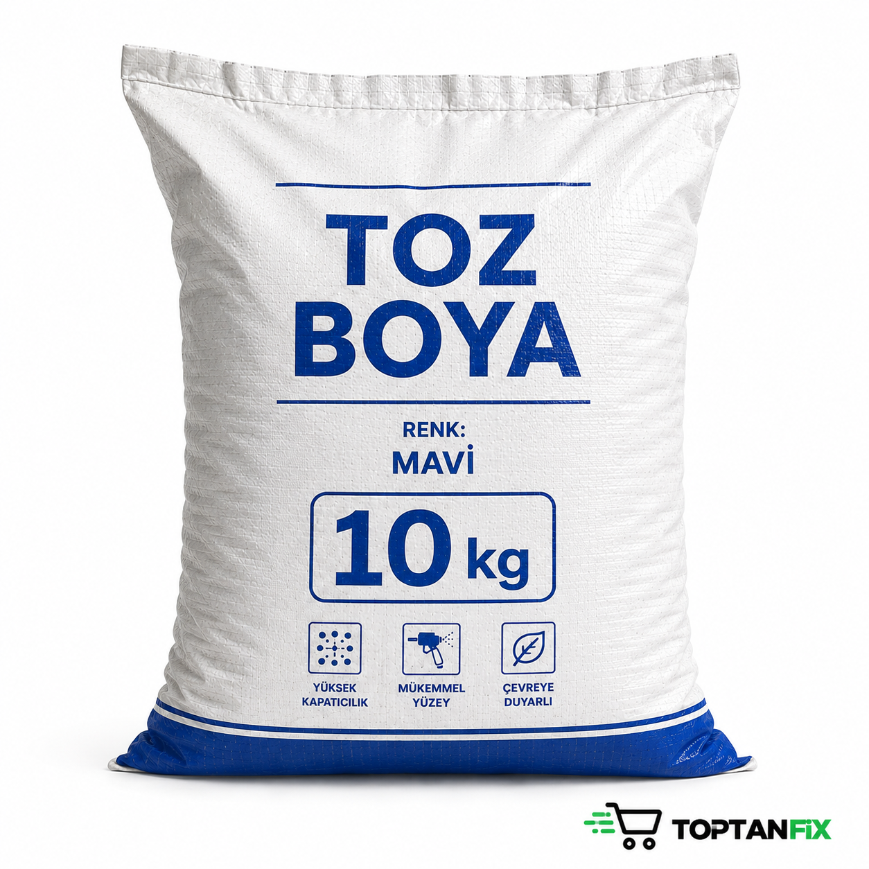 Toz Boya 10 KG Mavi