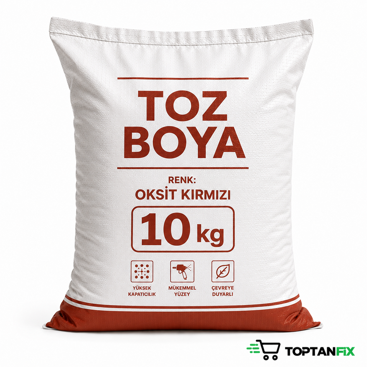 Toz Boya 10 KG Oksit Kırmızı