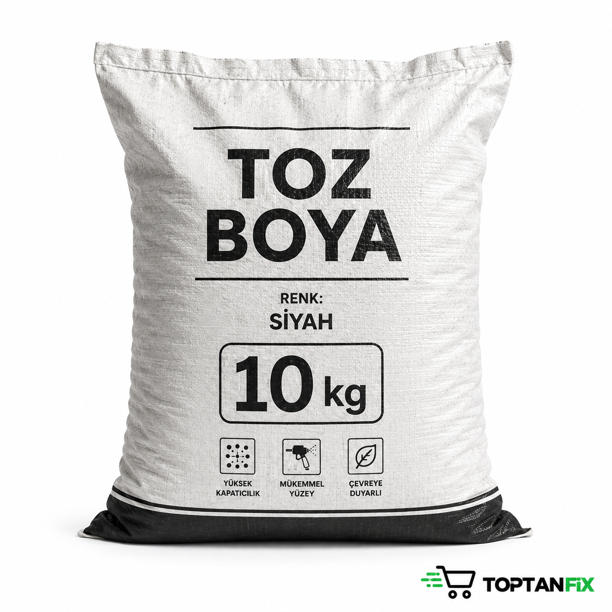 Toz Boya 10 KG Siyah