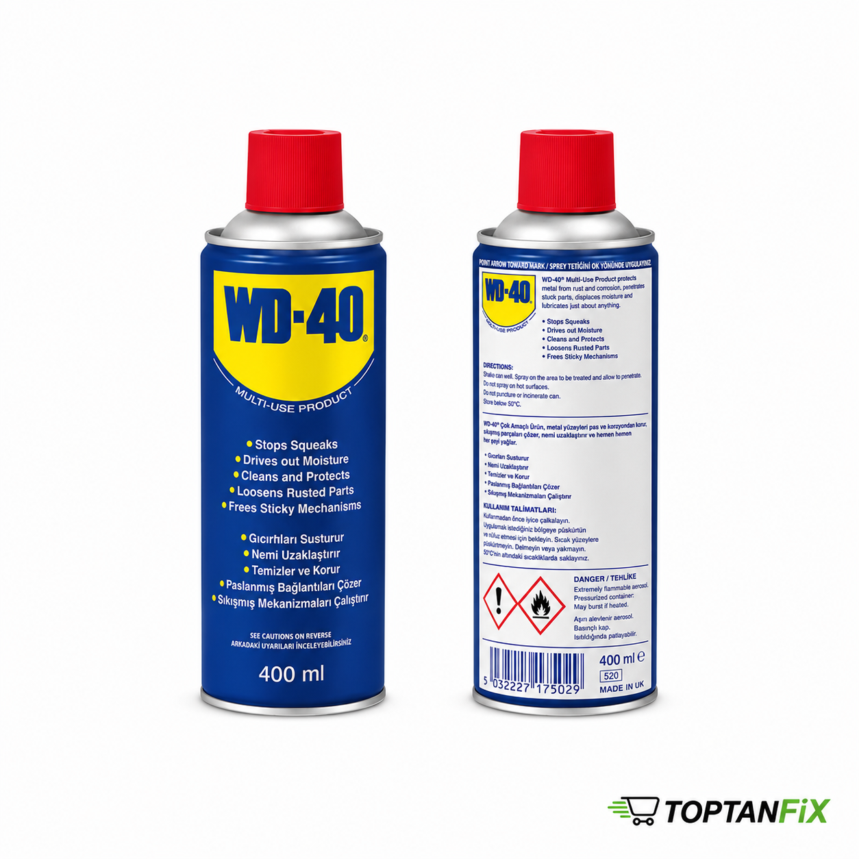 WD-40 Yağlayıcı ve Pas Sökücü 400 ml