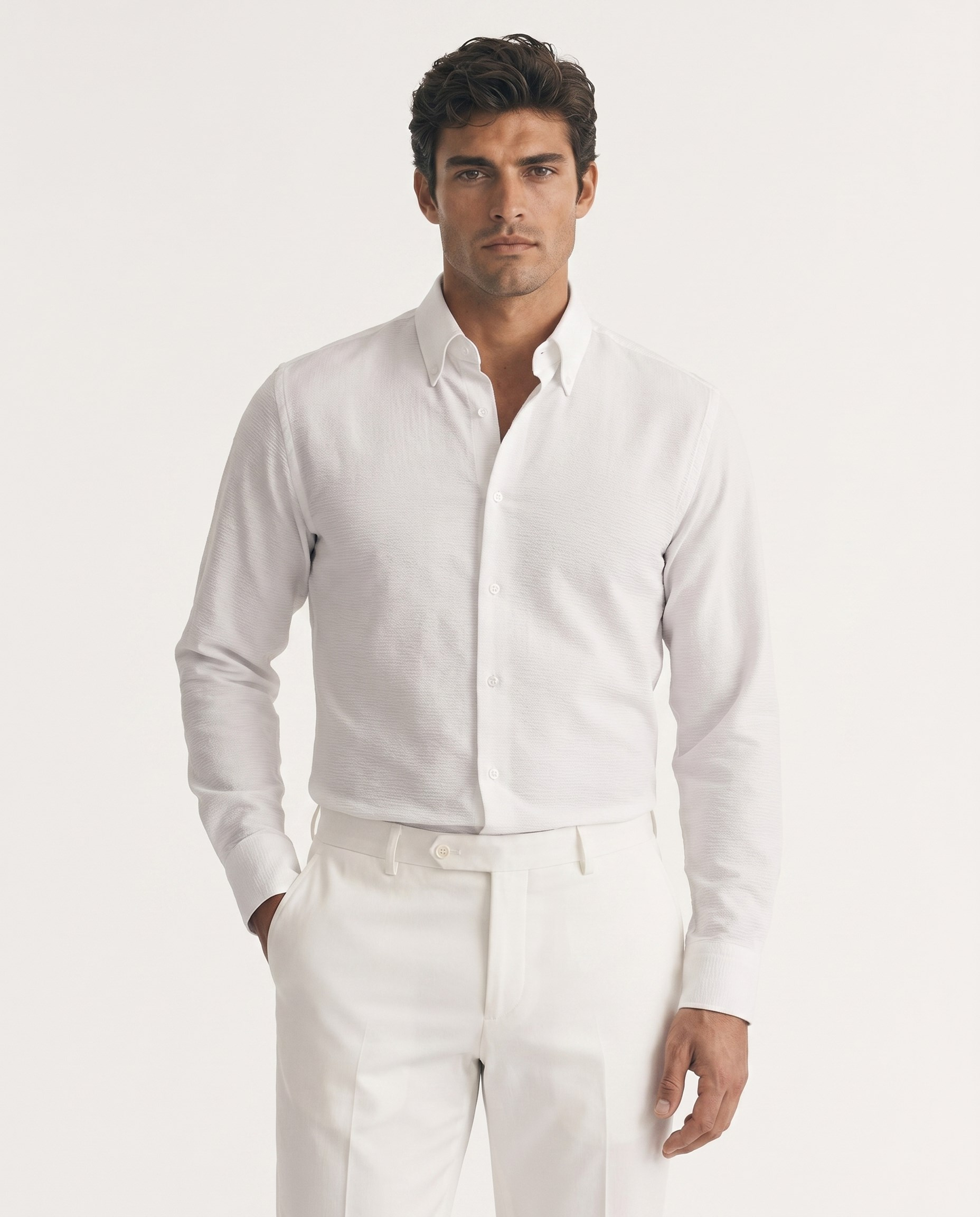Button-Down Shirt White