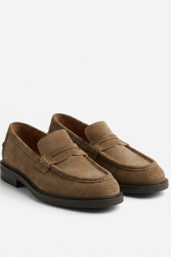 Cologne Casual Shoes Biscuit Suede