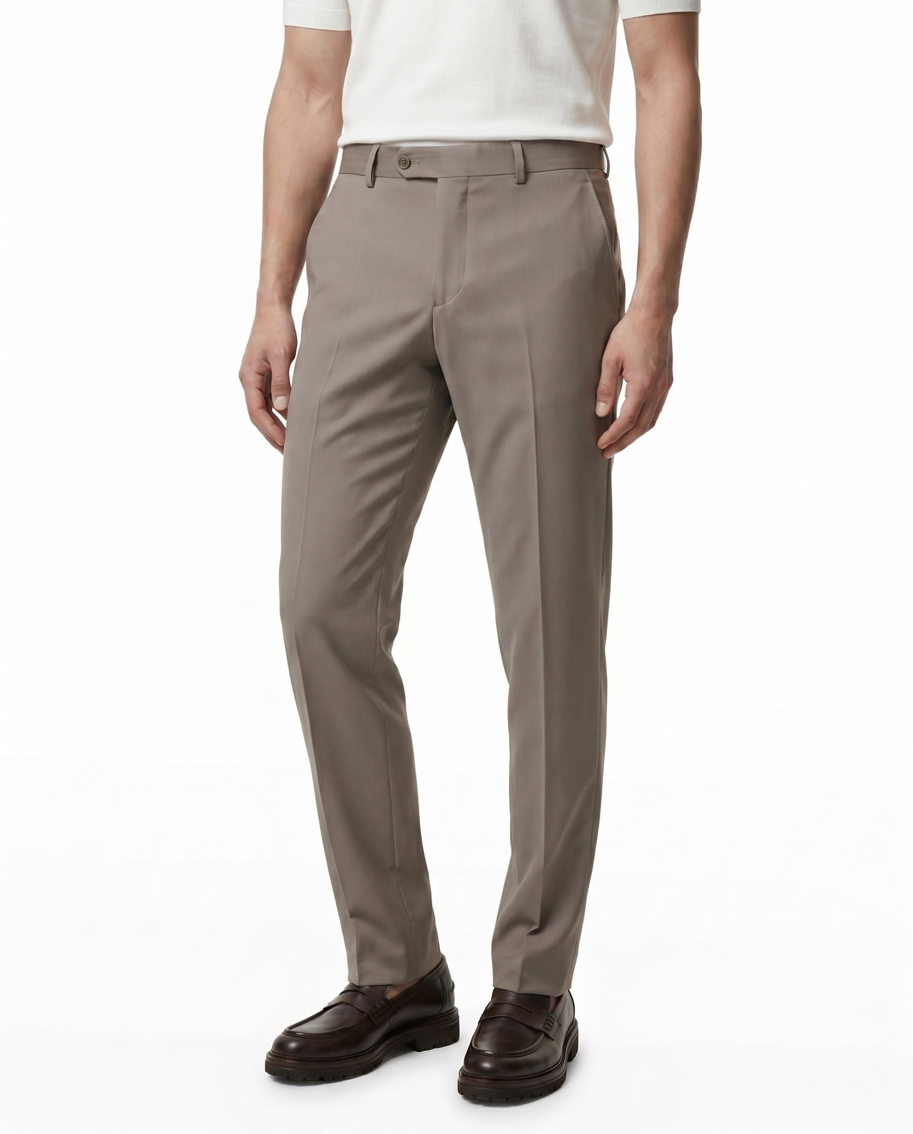 Marcusl Slim Fit Pants Mink