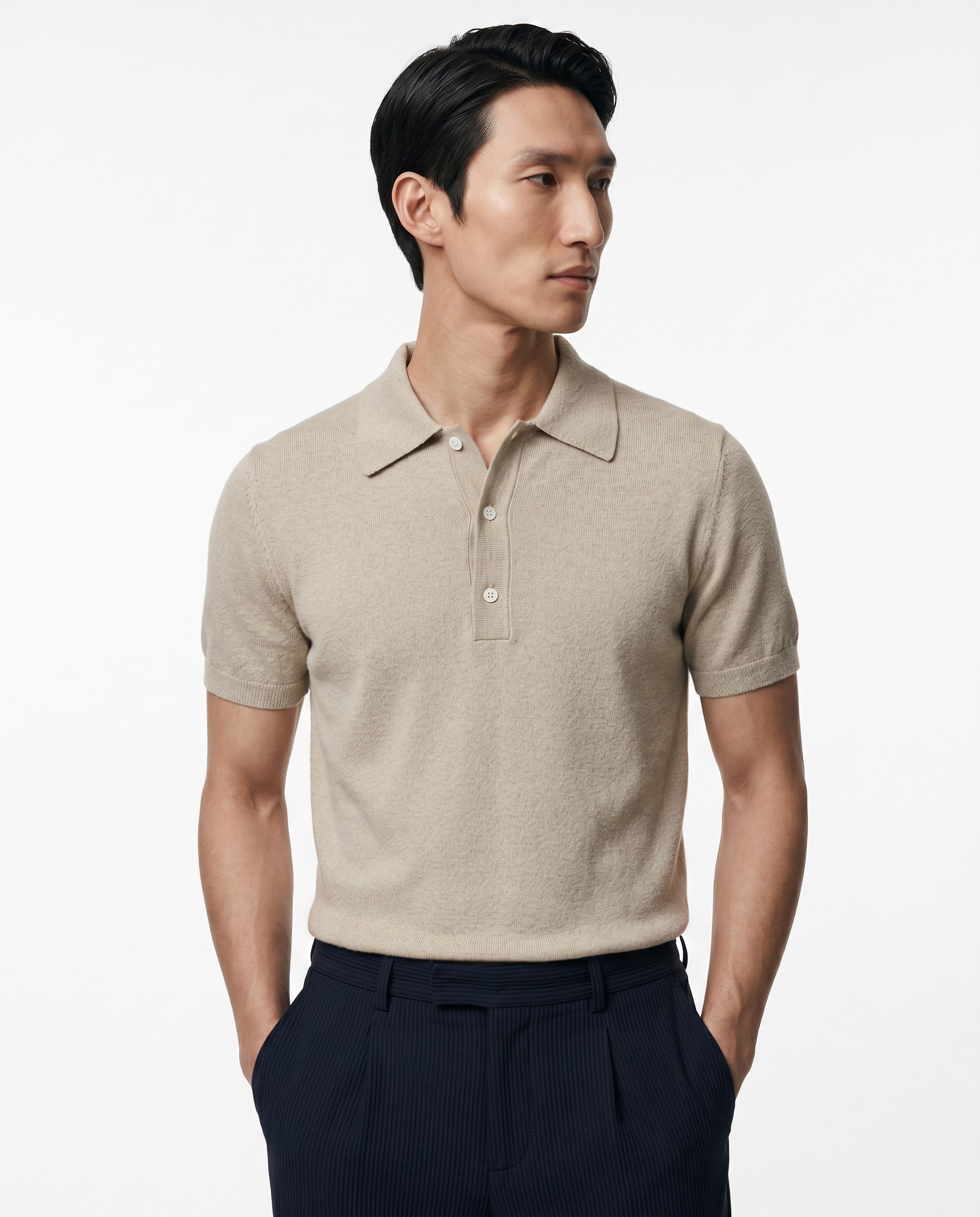 Next Polo T-Shirt Bej