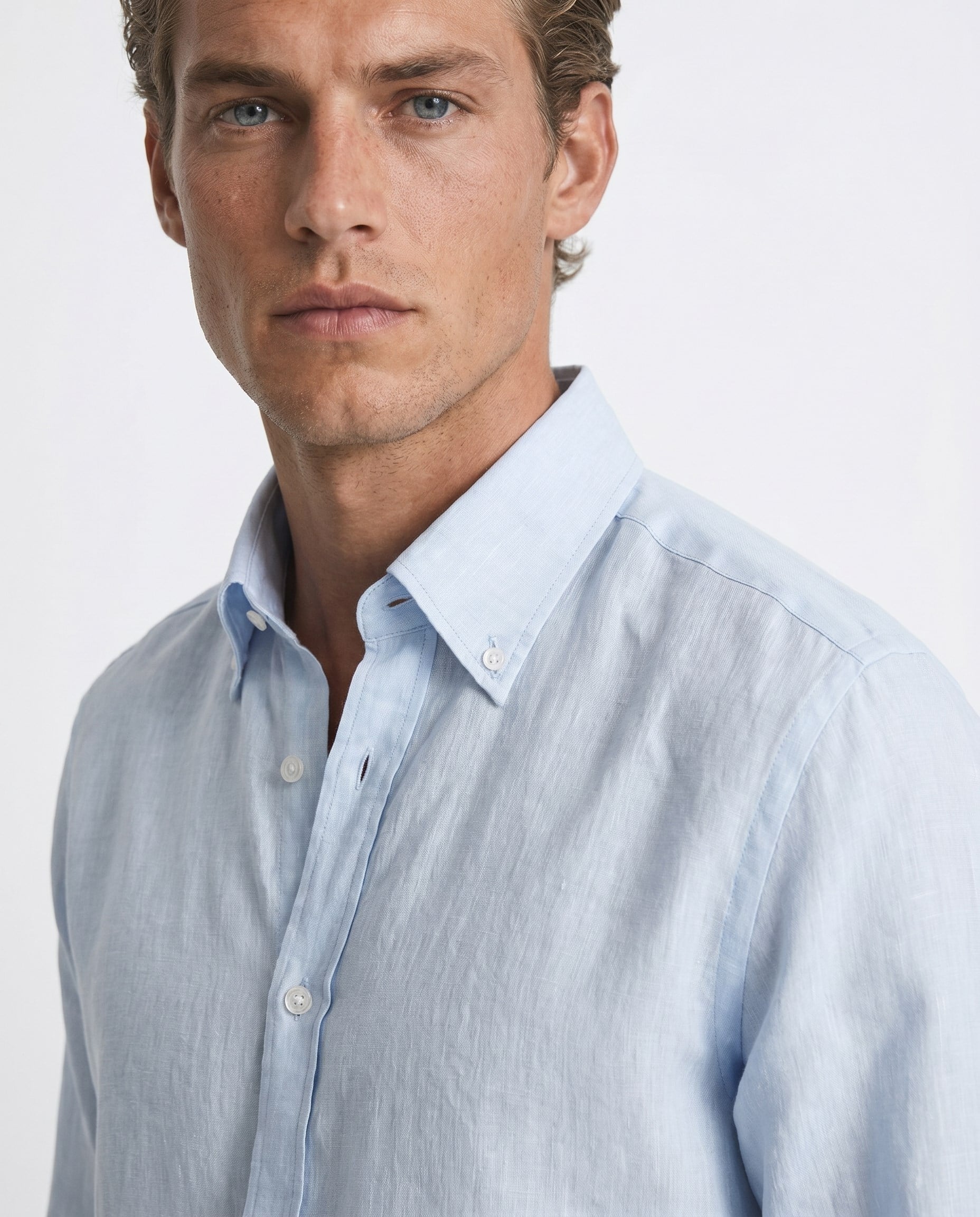 Prive Button-Down Shirt Blue