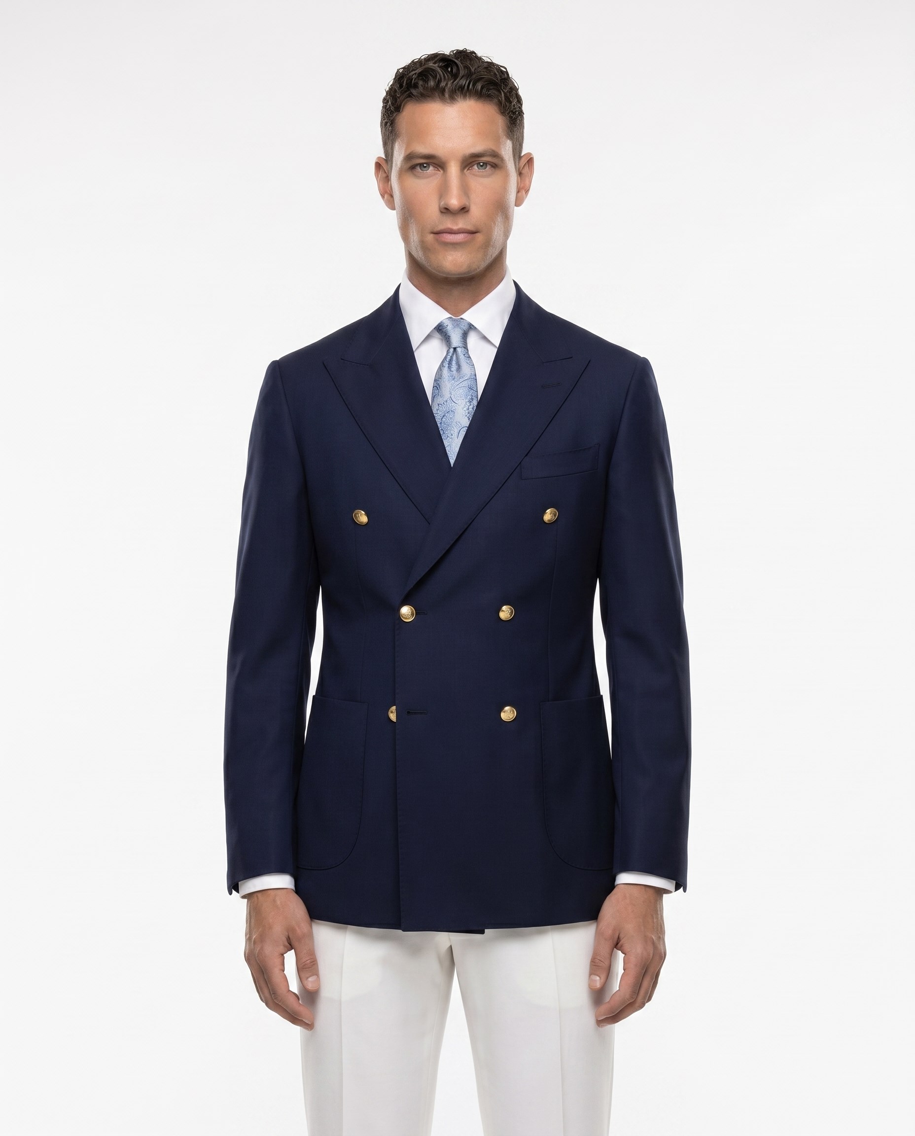 Rook Double-Breasted Jacket Navy