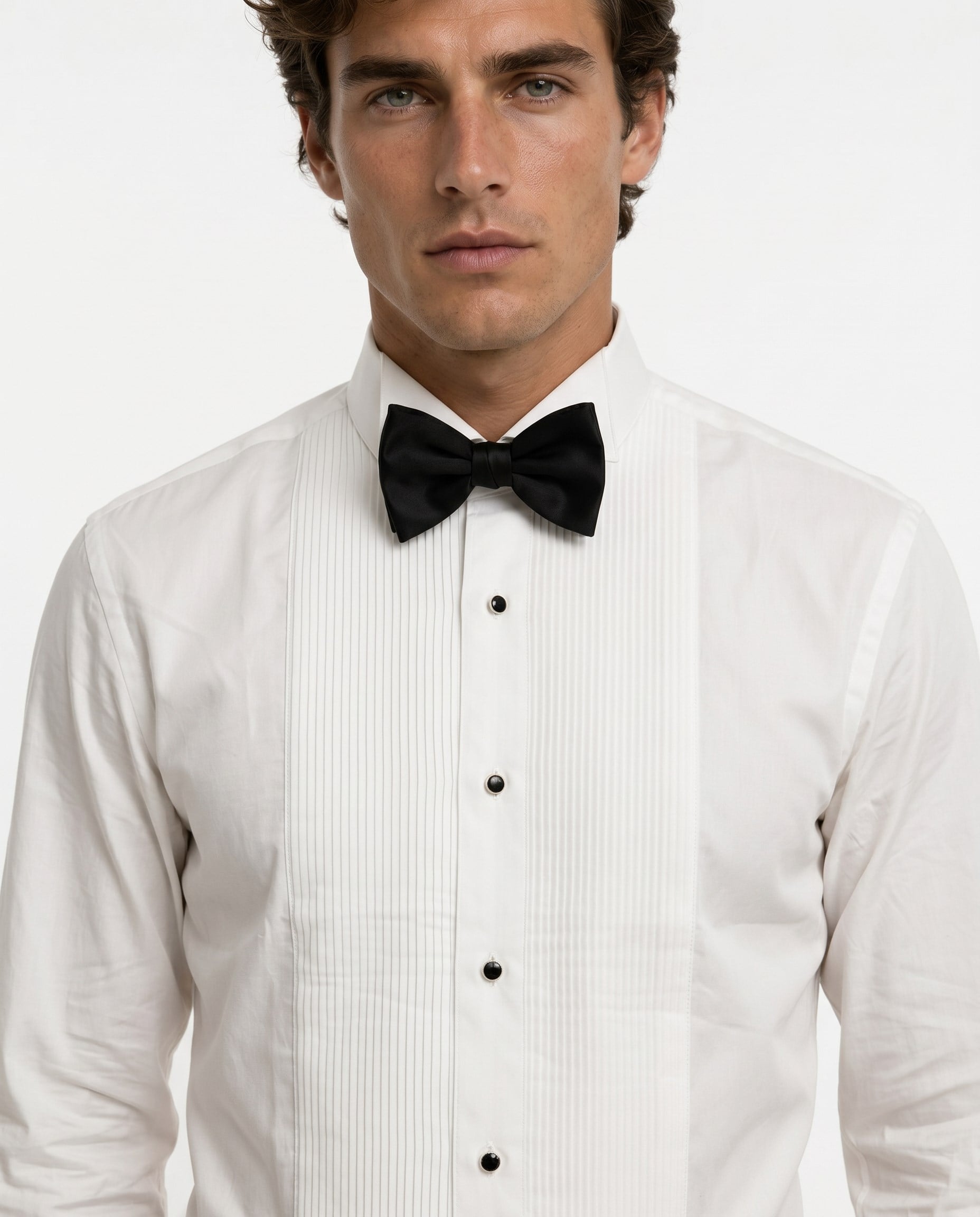 Tuxedo Shirt White