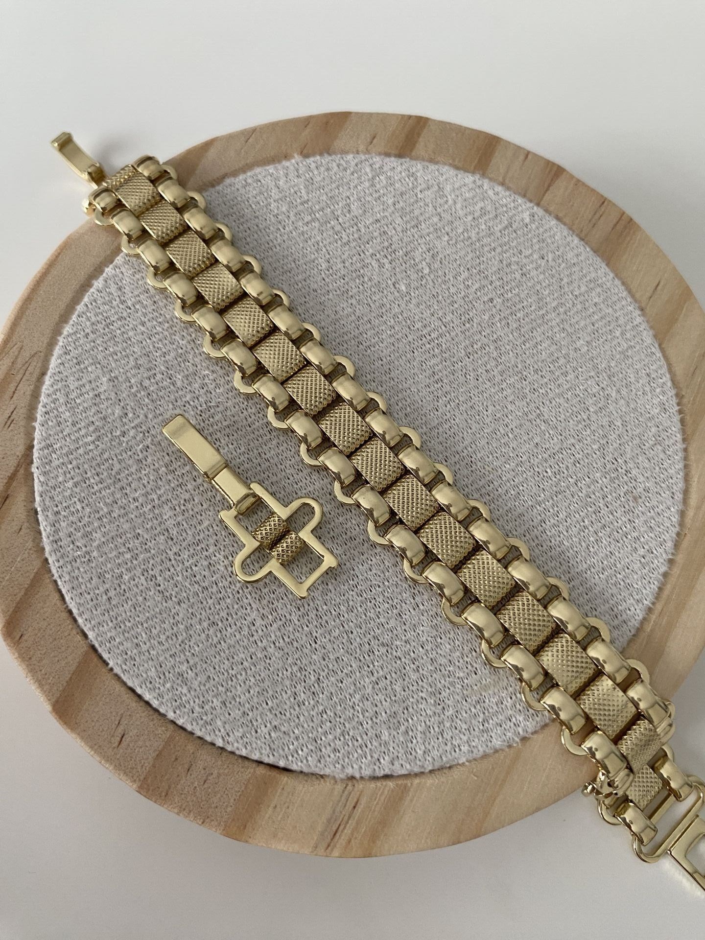 Özel Seri Kalın Hasır Model Bileklik(17cm+ek)