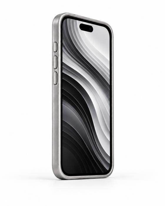 Caseon Iphone 15 Pro Max Gri Manyetik Özellikli Standlı Deri Kılıf