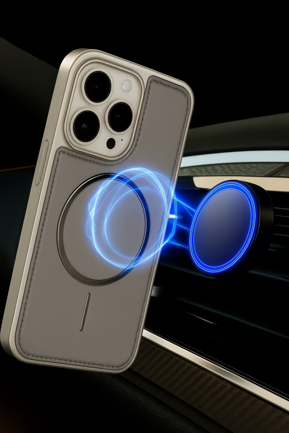 NeoMag Case Iphone 14 Gri Manyetik Özellikli Deri Kılıf 15 pro maxWATCHOFROYALNeoMagCase14NeoMag Case Iphone 14 Gri Manyetik Özellikli Deri Kılıf 