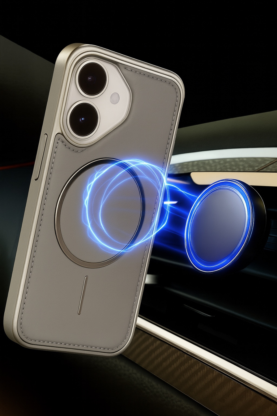 NeoMag Case Iphone 17 Gri Manyetik Özellikli Deri Kılıf 15 pro maxWATCHOFROYALNeoMagCase17NeoMag Case Iphone 17 Gri Manyetik Özellikli Deri Kılıf 