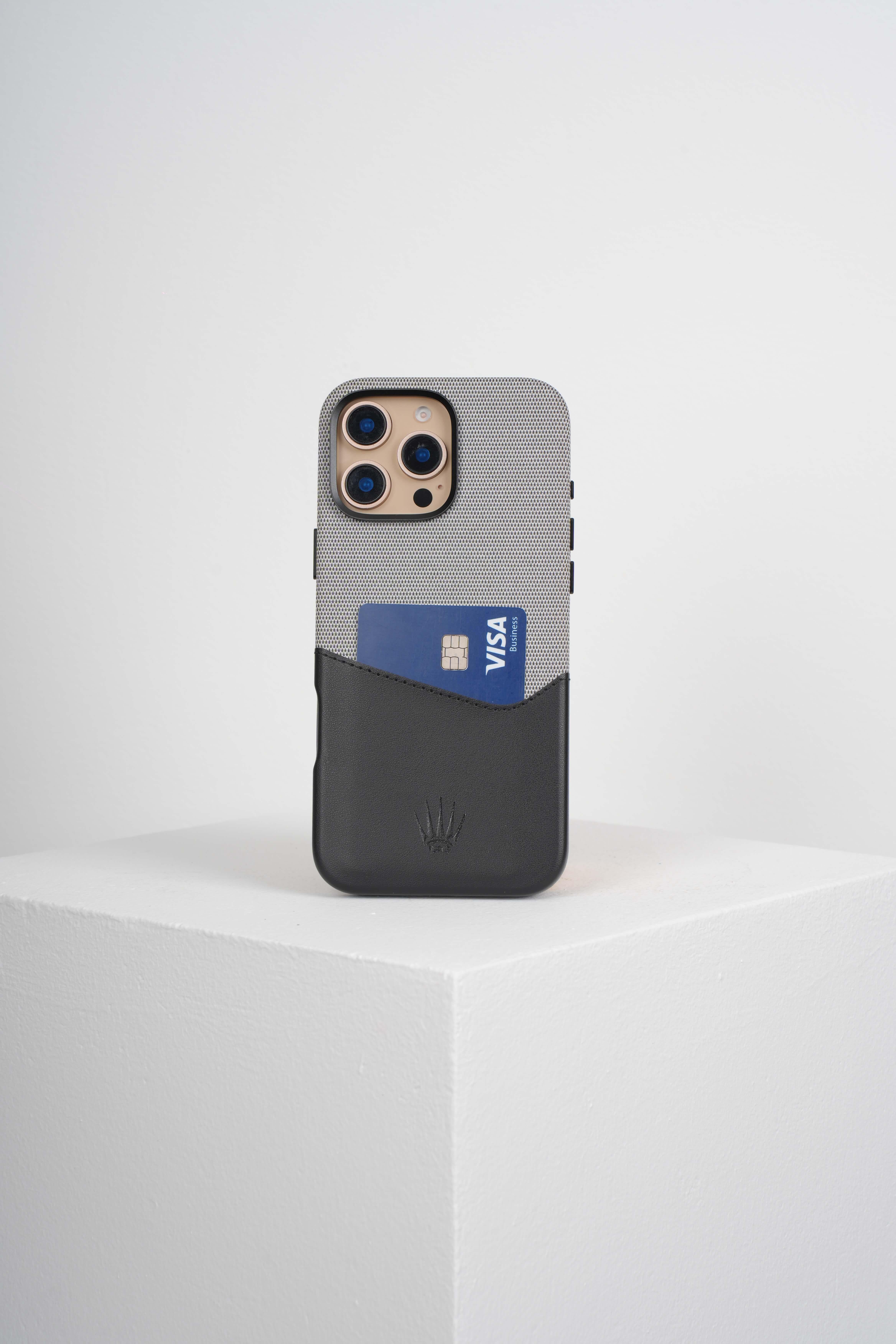 Nova Iphone 16 Pro Deri Kartlıklı Telefon Kılıfı Gri-Siyah Şık ve Koruyucu16 ProWATCHOFROYALnovaNova Iphone 16 Pro Deri Kartlıklı Telefon Kılıfı Gri-Siyah Şık ve Koruyucu