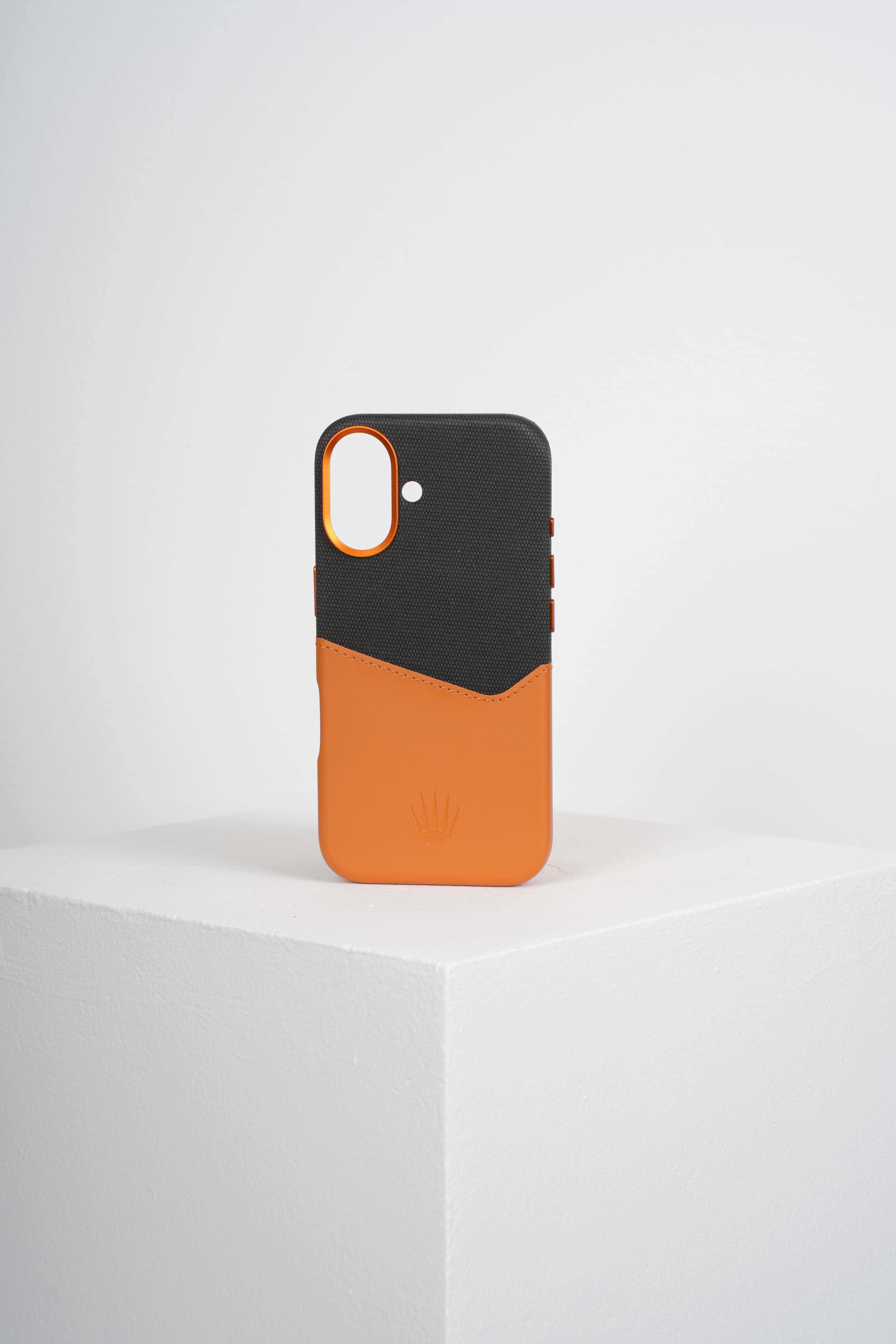 Nova Iphone 16 Deri Kartlıklı Telefon Kılıfı Siyah-Turuncu Şık ve Koruyucu16WATCHOFROYALnovaNova Iphone 16 Deri Kartlıklı Telefon Kılıfı Siyah-Turuncu Şık ve Koruyucu