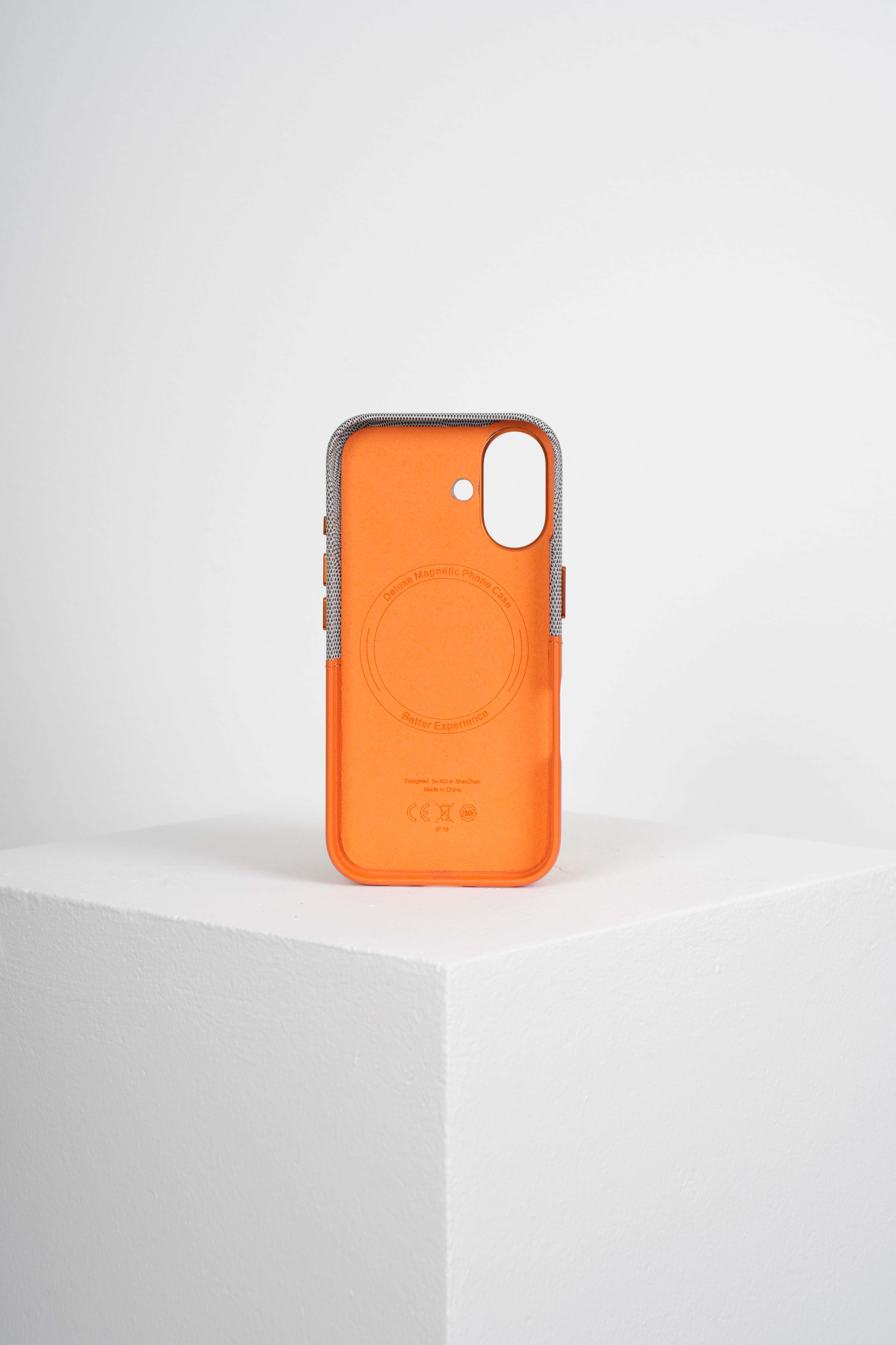 Nova Iphone 16 Deri Kartlıklı Telefon Kılıfı Turuncu-Gri Şık ve Koruyucu16WATCHOFROYALnovaNova Iphone 16 Deri Kartlıklı Telefon Kılıfı Turuncu-Gri Şık ve Koruyucu