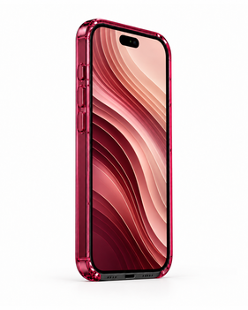 ClearCase Burgonya iPhone 18 Pro Max Manyetik Şeffaf Kılıf