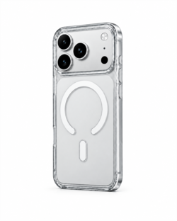 ClearCase White iPhone 18 Pro Max Manyetik Şeffaf Kılıf