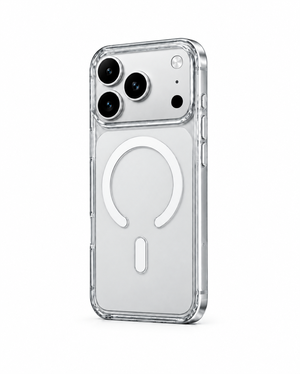ClearCase White iPhone 18 Pro Manyetik Şeffaf Kılıf