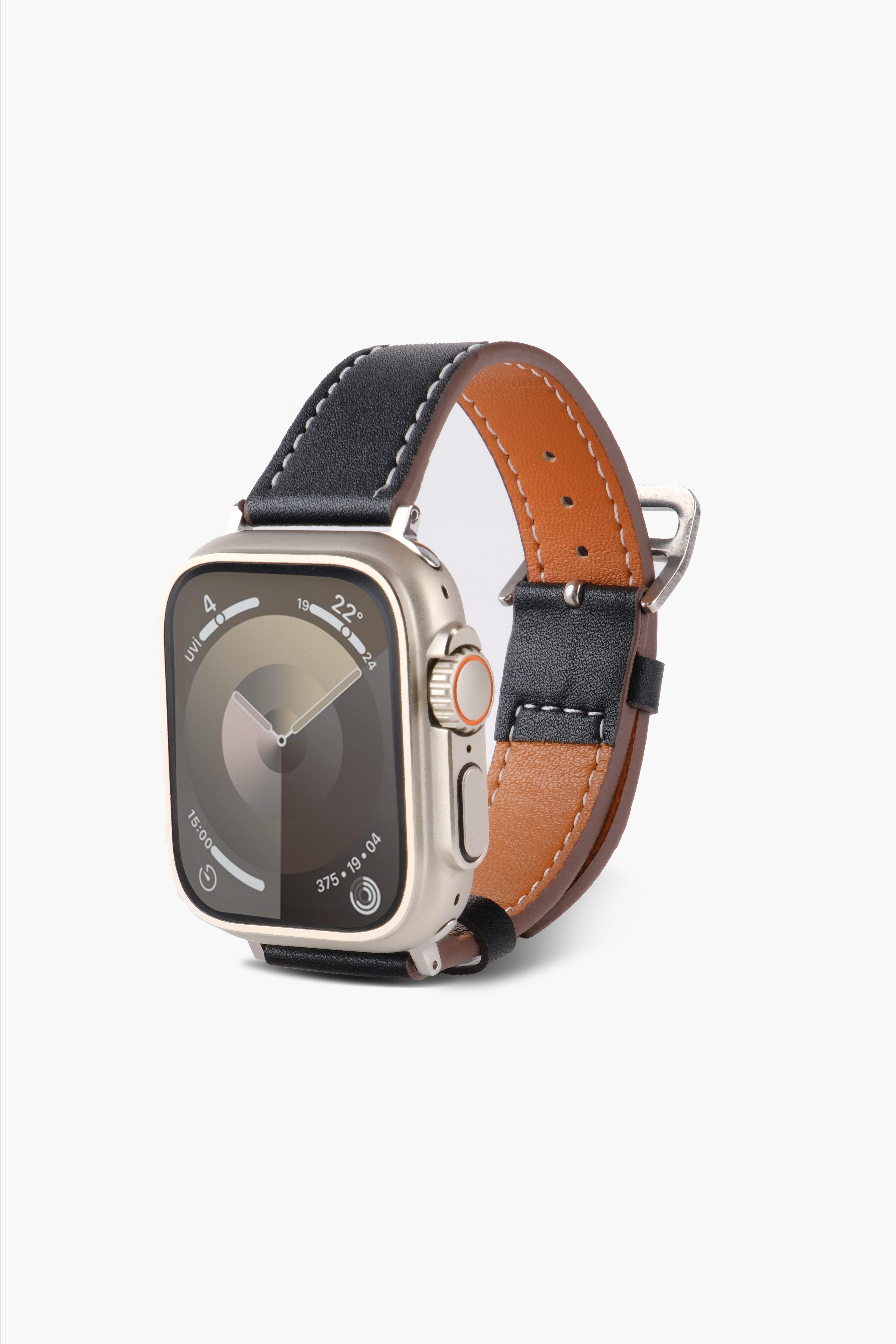 Apple %100 Hakiki Deri Saat Kordonu Siyah watch ultra 9 8 7 6 SE 5  49mm 45 mm 44 mm 42 mmApple KordonWATCHOFROYALapplederiApple %100 Hakiki Deri Saat Kordonu Siyah watch ultra 9 8 7 6 SE 5  49mm 45 mm 44 mm 42 mm