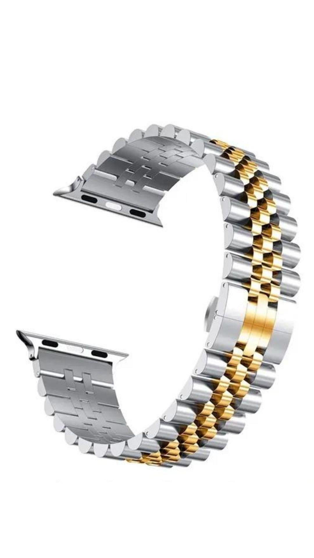Apple Çelik Saat Kordonu Gold watch ultra 9 8 7 6 SE 5  49mm 45 mm 44 mm 42 mmApple KordonWATCHOFROYALappletclkApple Çelik Saat Kordonu Gold watch ultra 9 8 7 6 SE 5  49mm 45 mm 44 mm 42 mm