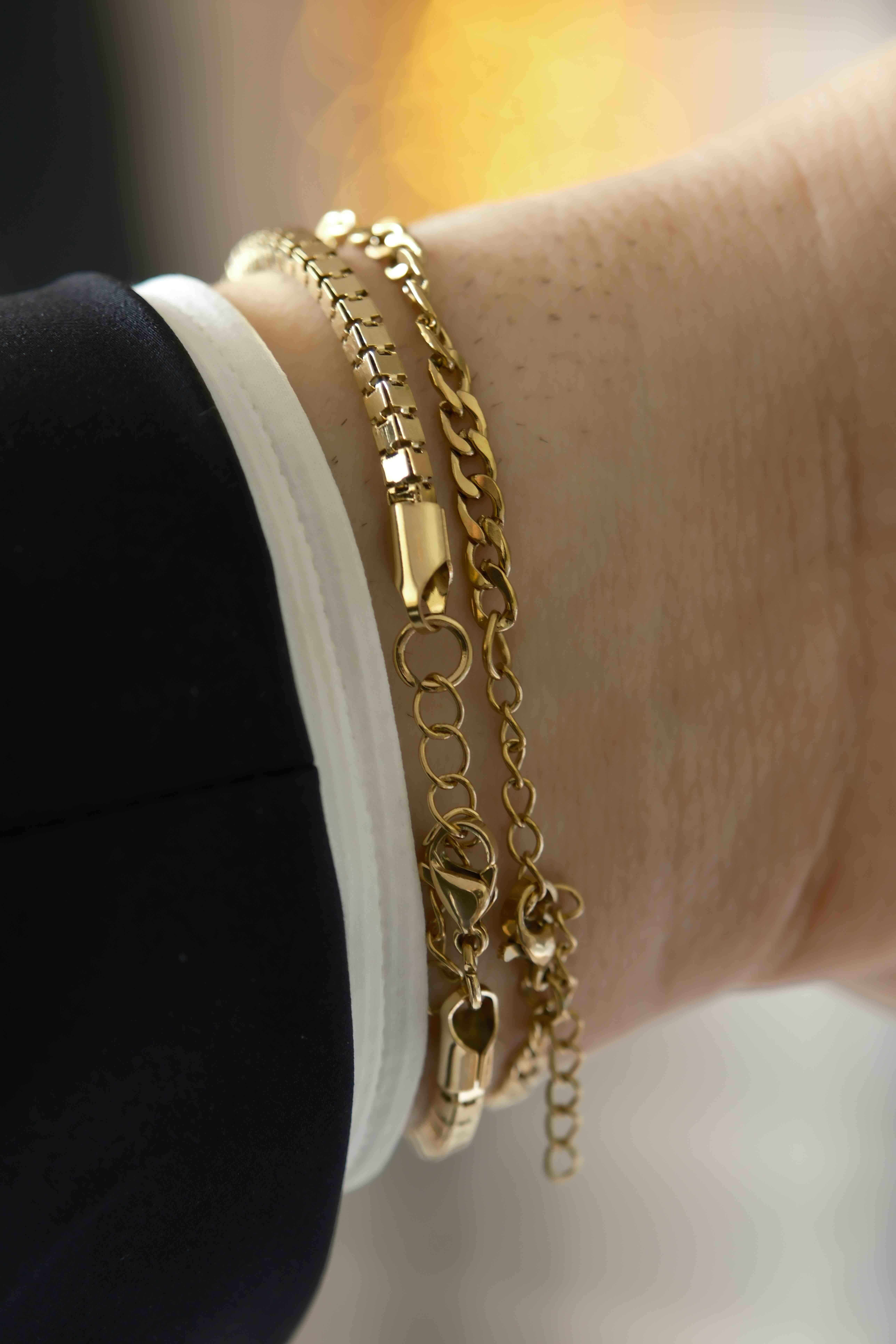 Boxy Gold Çelik Bileklik BraceletWATCHOFROYALboxyBoxy Gold Çelik Bileklik 