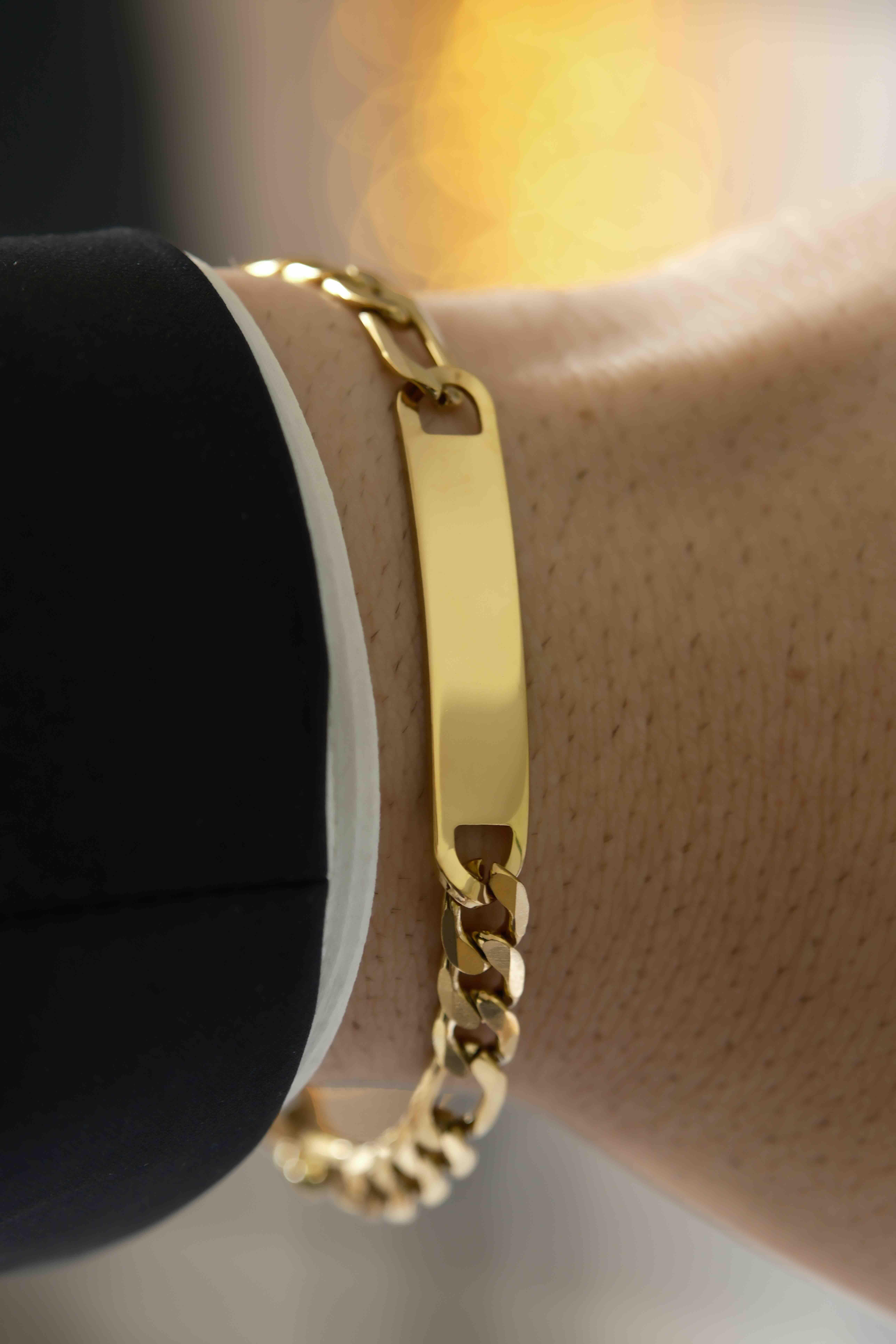 Classic Name Chain Gold Çelik Bileklik BileklikWATCHOFROYALclassicnamechainClassic Name Chain Gold Çelik Bileklik 