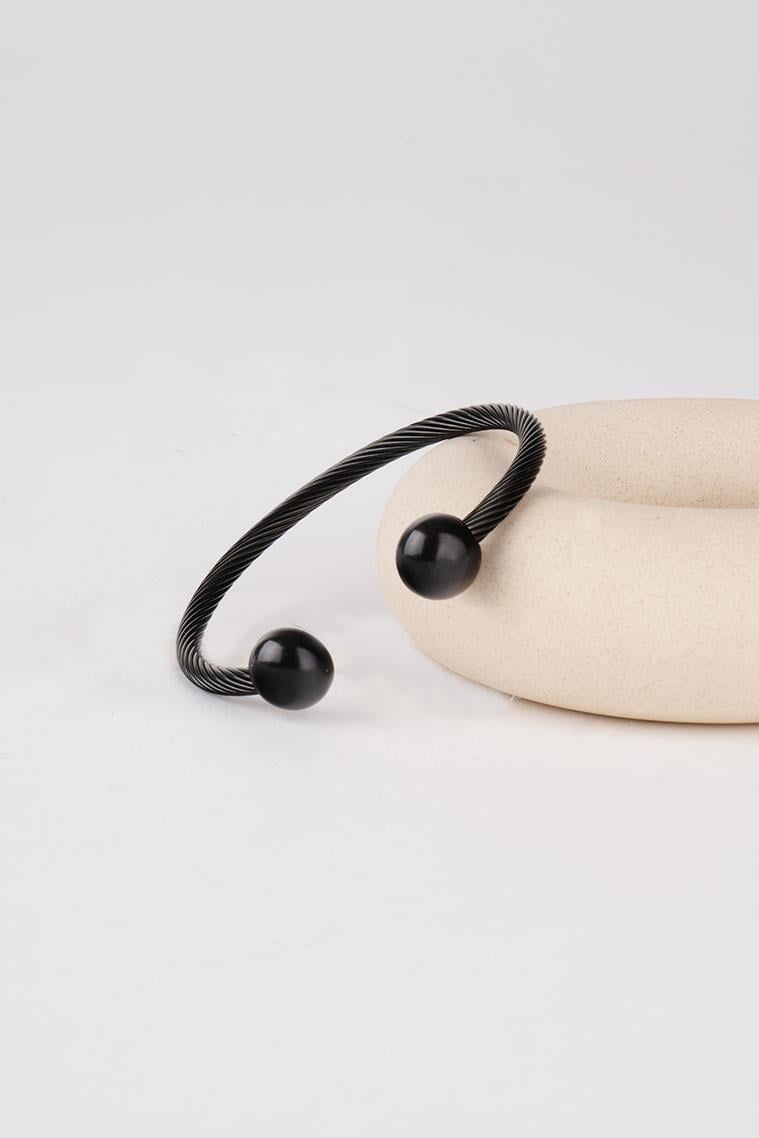 EMILIO SİYAH ÇELİK BİLEKLİKBileklikWATCHOFROYALEMILIOEMILIO SİYAH ÇELİK BİLEKLİK