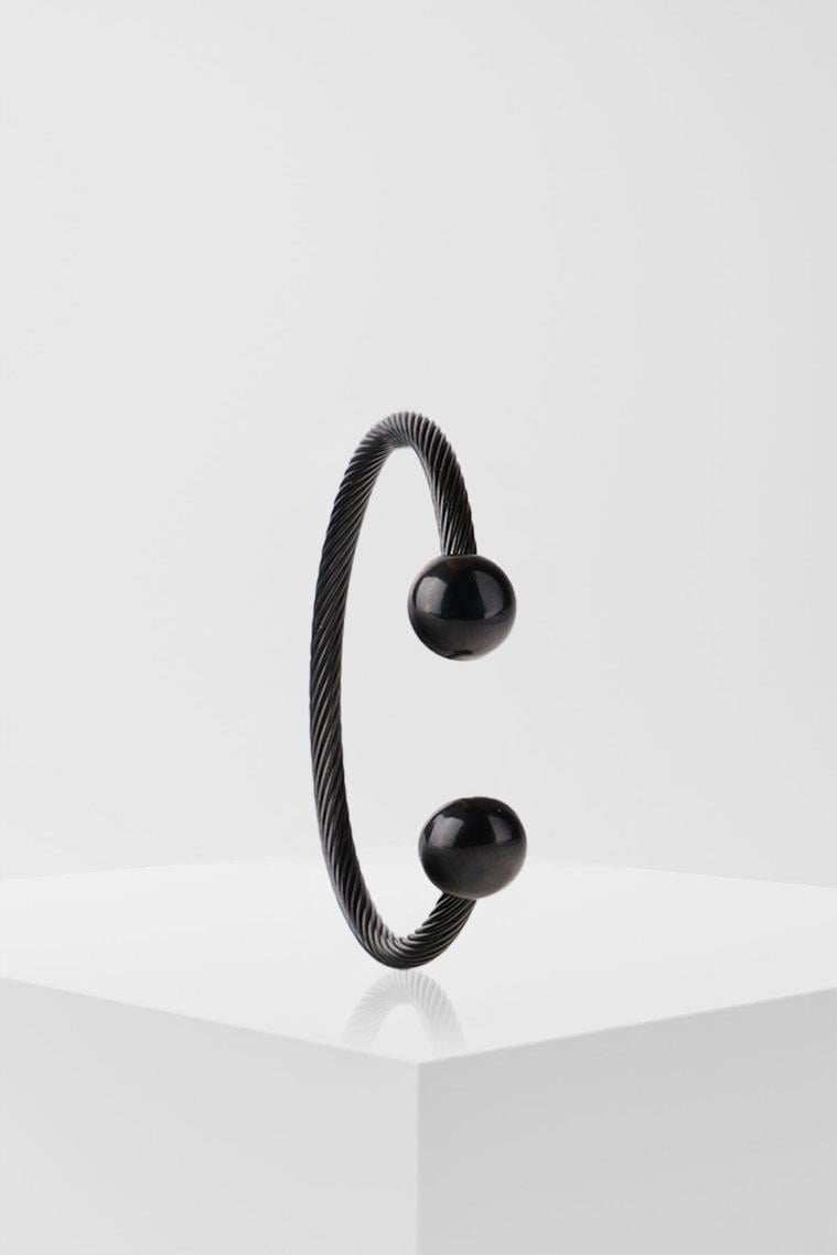 EMILIO SİYAH ÇELİK BİLEKLİKBileklikWATCHOFROYALEMILIOEMILIO SİYAH ÇELİK BİLEKLİK