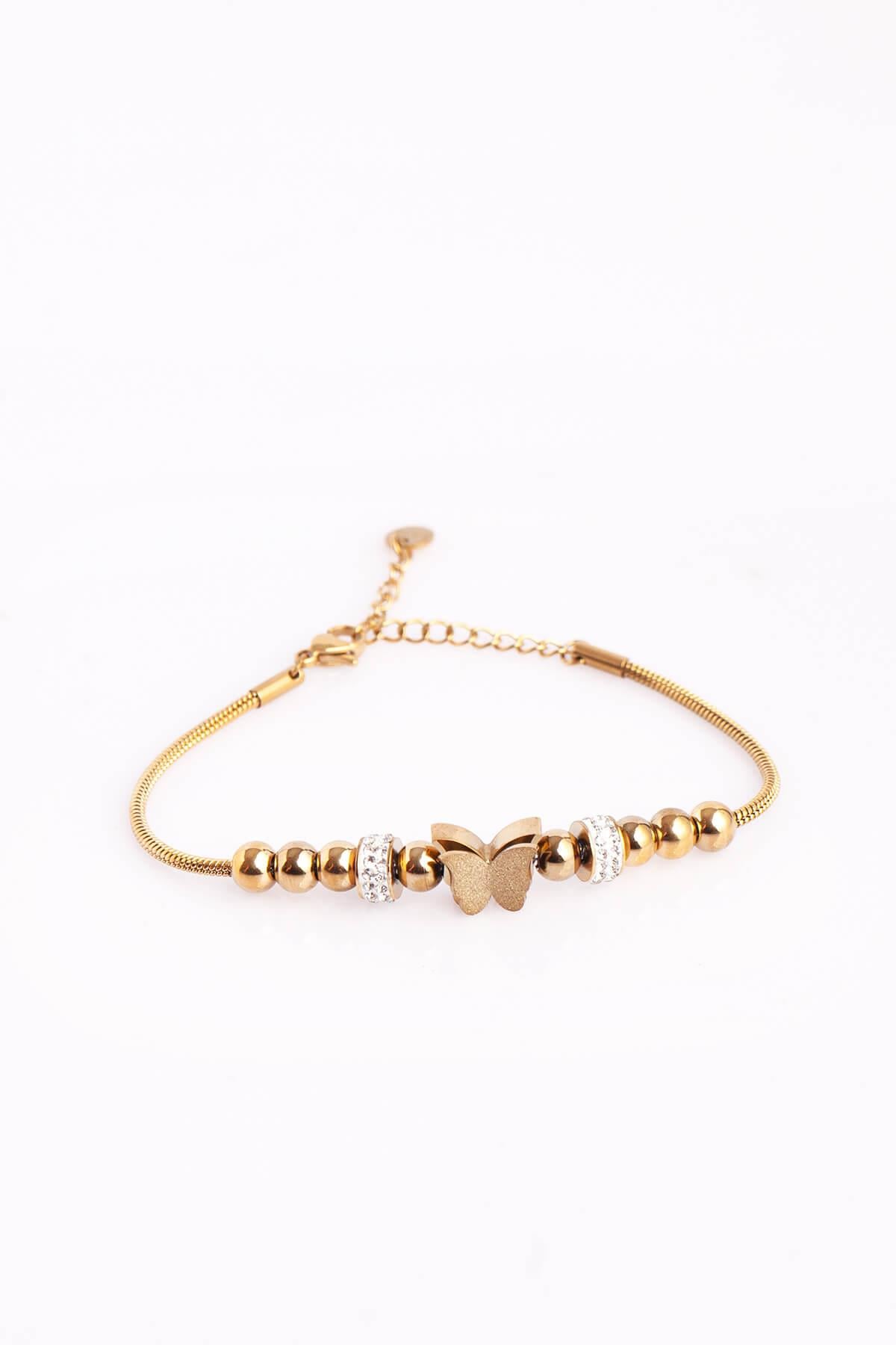 FARFALLA  ÇELİK GOLD BİLEKLİKBİLEKLİKWATCHOFROYALFARFALLAFARFALLA  ÇELİK GOLD BİLEKLİK