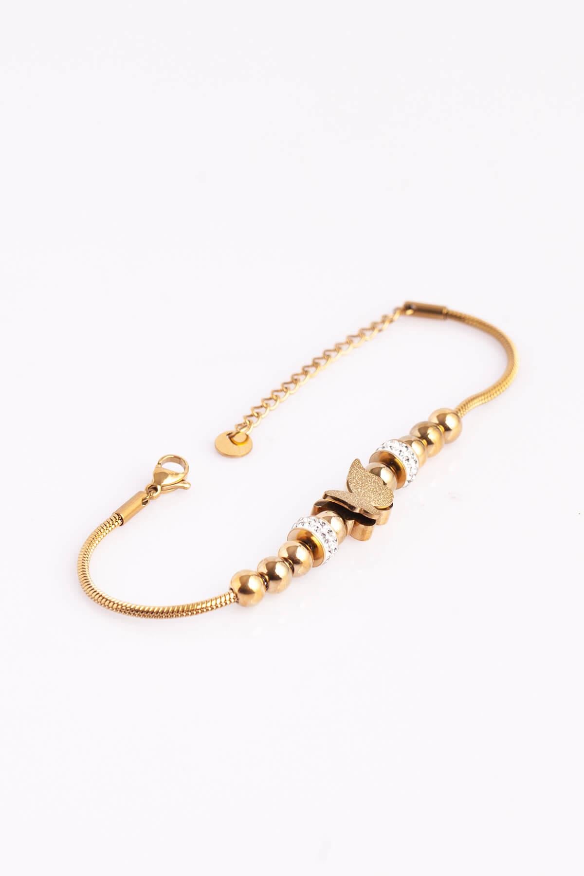 FARFALLA  ÇELİK GOLD BİLEKLİKBİLEKLİKWATCHOFROYALFARFALLAFARFALLA  ÇELİK GOLD BİLEKLİK