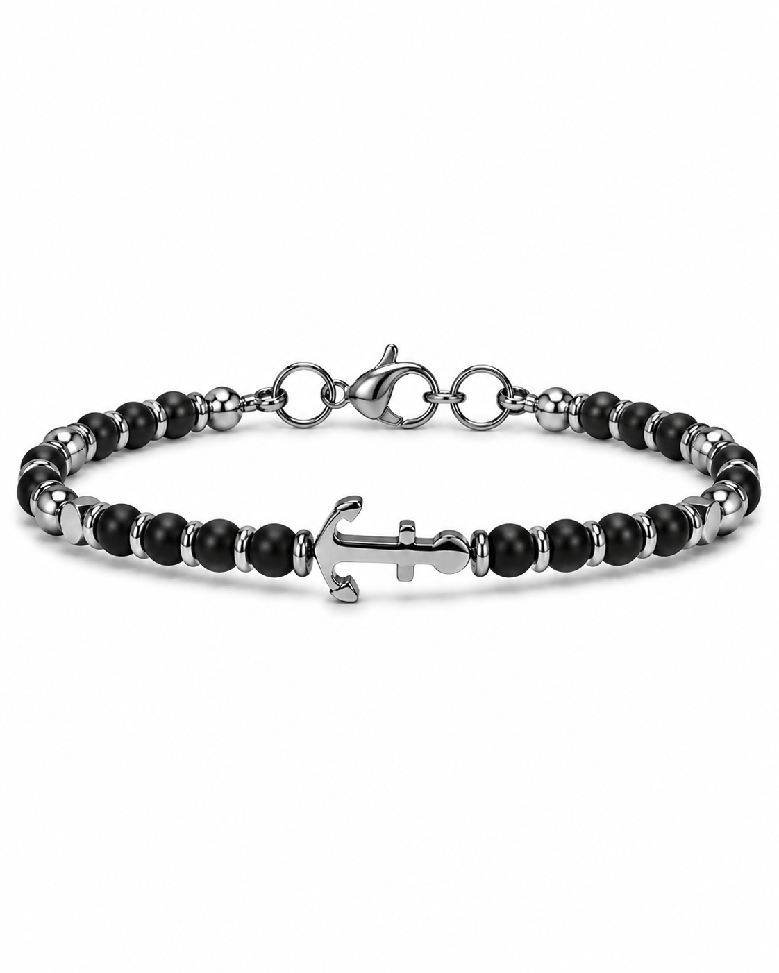 Marine Stone Siyah Çelik Bileklik BraceletWATCHOFROYALMarineMarine Stone Siyah Çelik Bileklik 