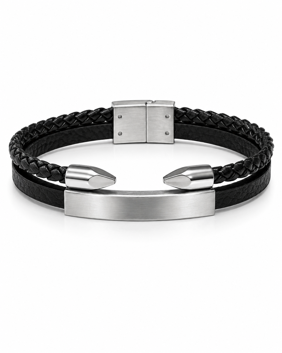 İKİLİ MAURO GÜMÜŞ ÇİVİLİ BİLEKLİK SETİBraceletWATCHOFROYALMAUROİKİLİ MAURO GÜMÜŞ ÇİVİLİ BİLEKLİK SETİ