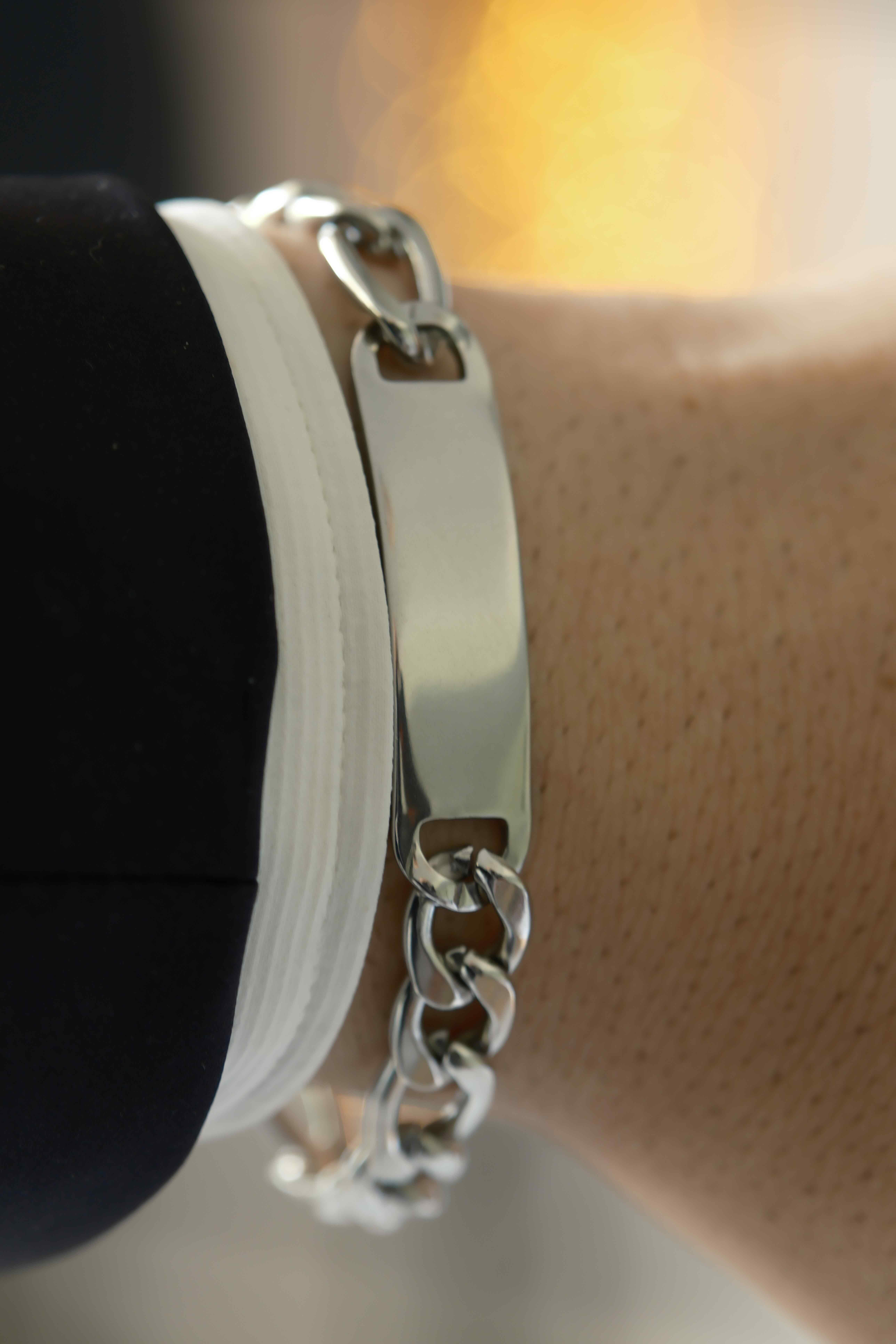 Personal Touch Chain Silver Çelik Bileklik BraceletWATCHOFROYALpersonaltouchchainPersonal Touch Chain Silver Çelik Bileklik 