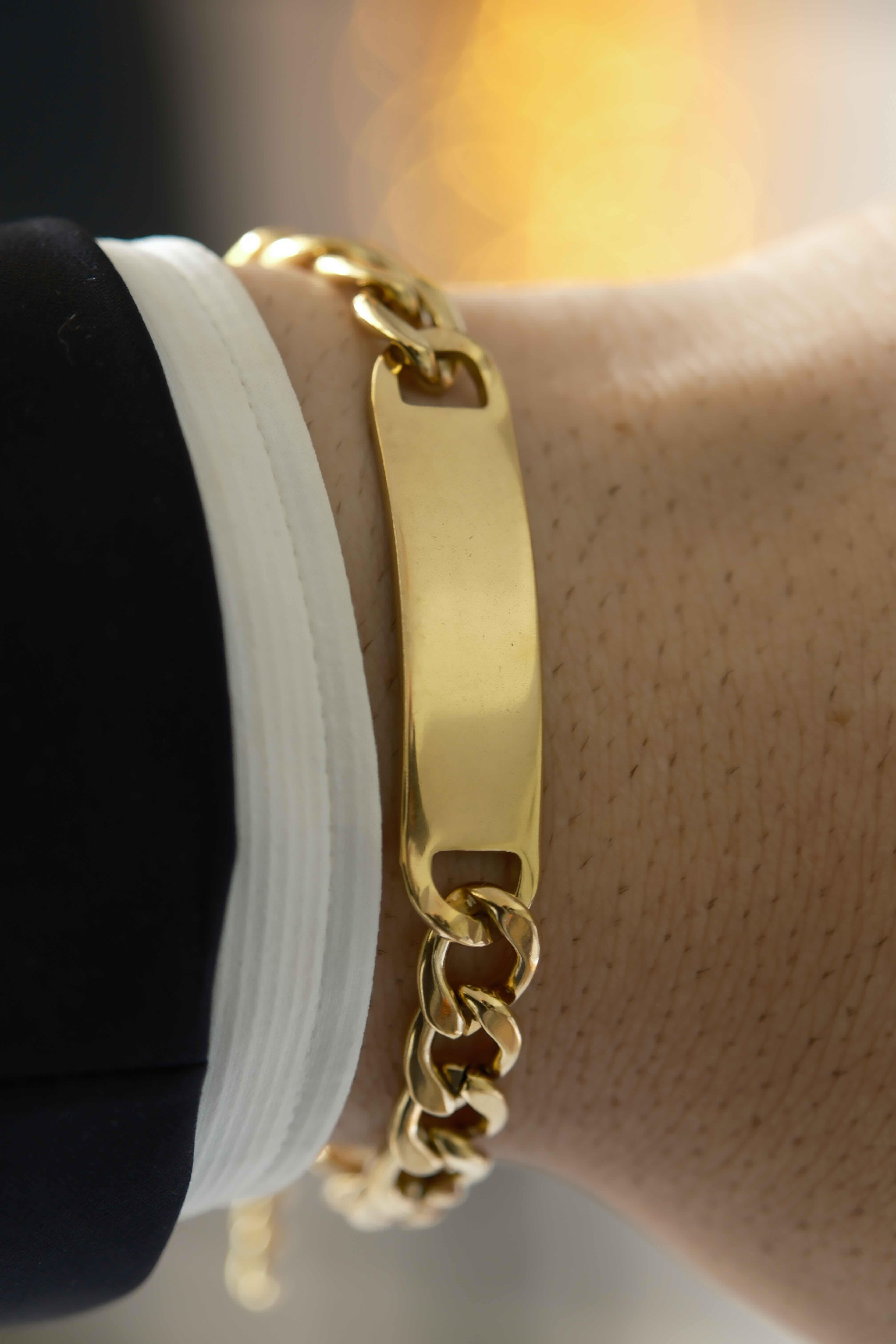 Personal Touch Chain Gold Çelik Bileklik BileklikWATCHOFROYALpersonaltouchchainPersonal Touch Chain Gold Çelik Bileklik 