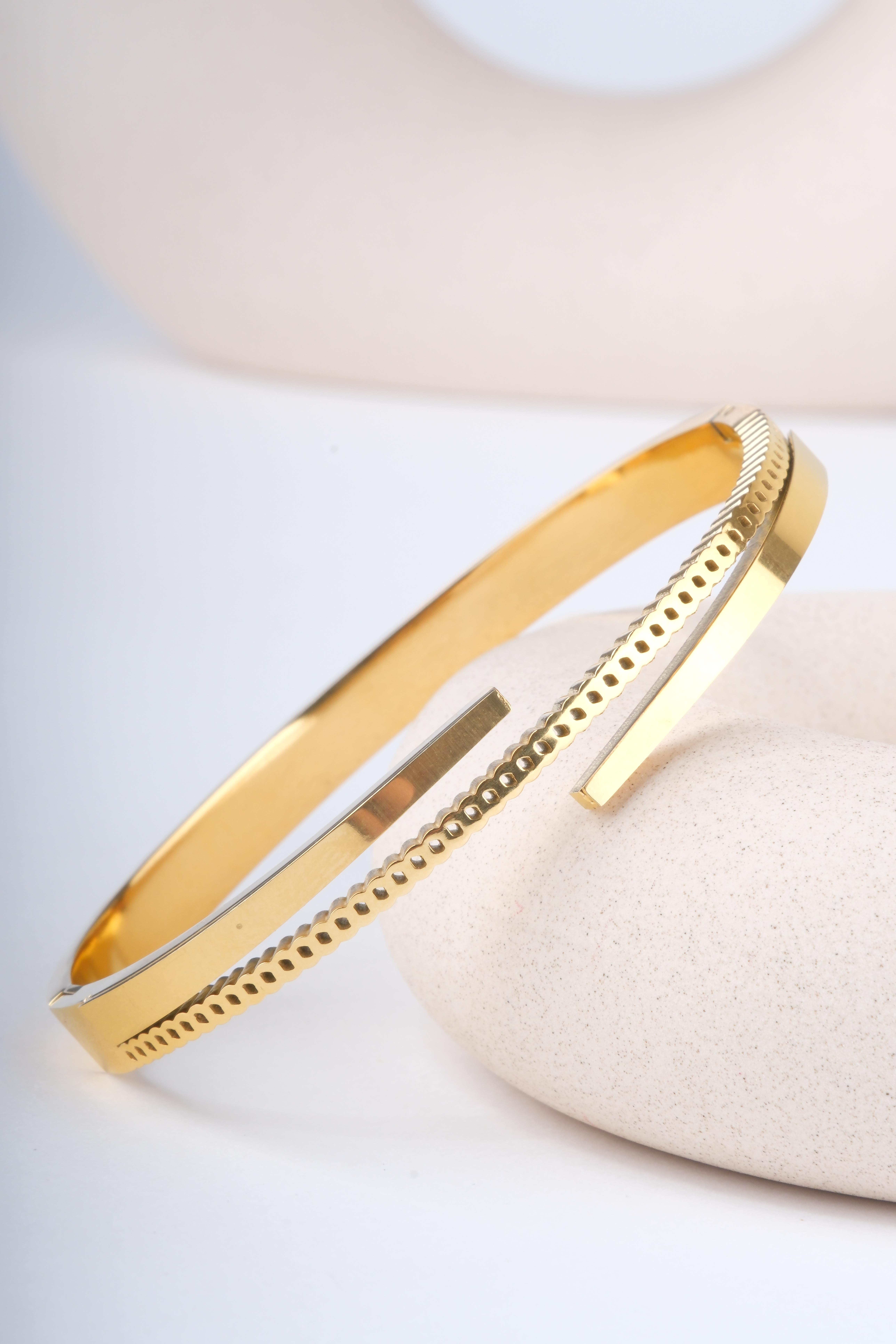 RENNA  GOLD ÇELİK BİLEKLİKBİLEKLİKWATCHOFROYALRENNARENNA  GOLD ÇELİK BİLEKLİK