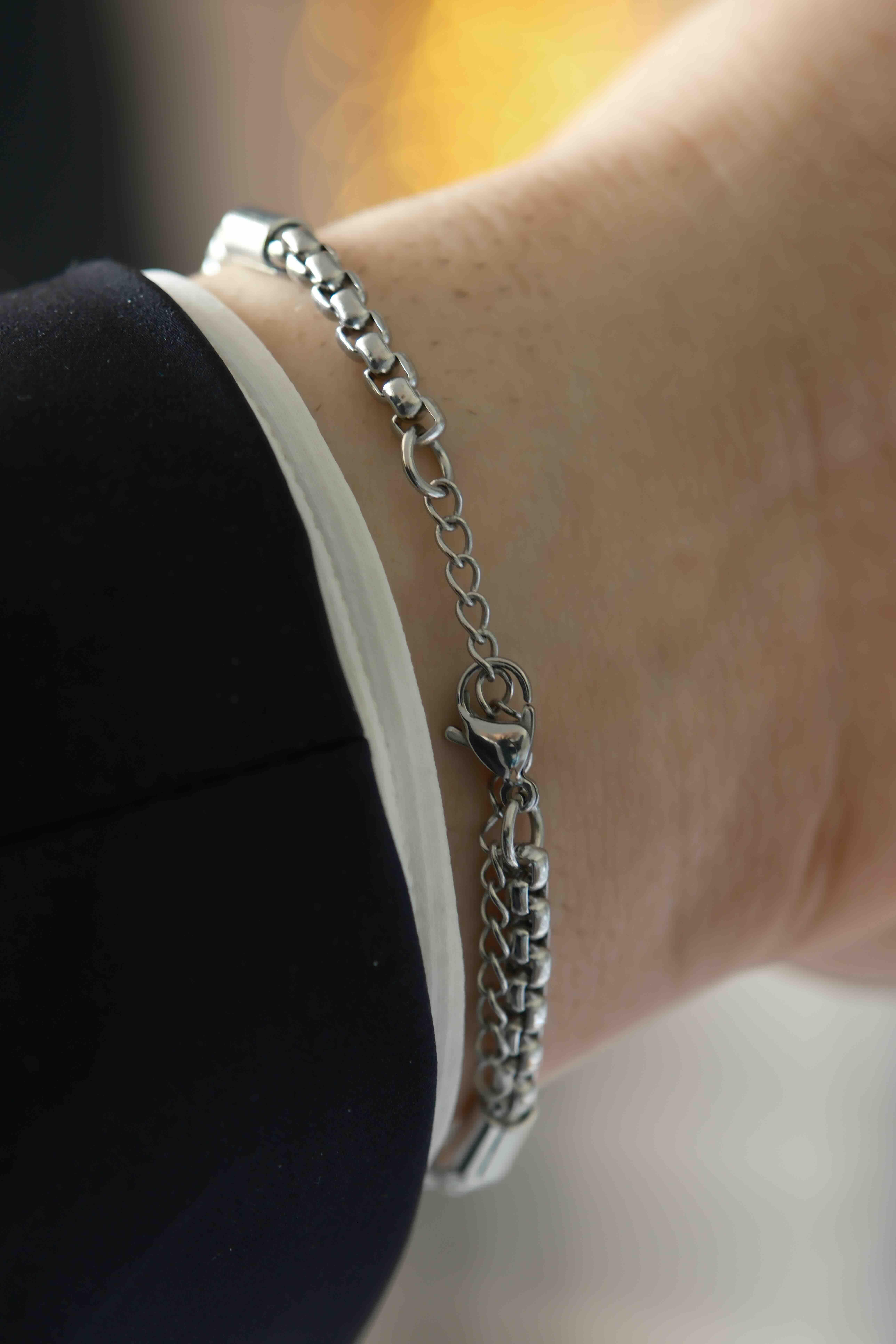 Rogue Chain Silver Çelik Bileklik BraceletWATCHOFROYALRoguechainRogue Chain Silver Çelik Bileklik 