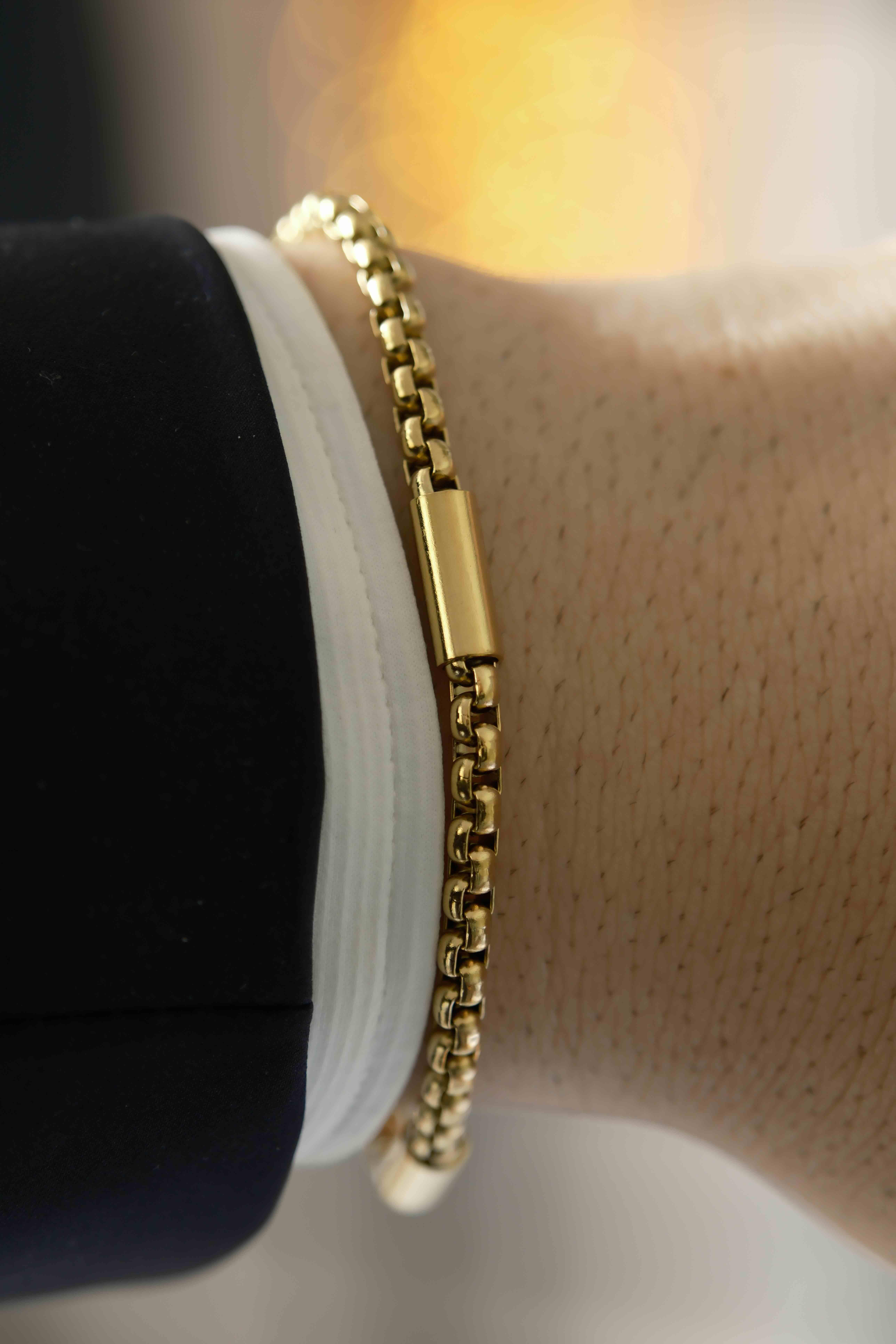 Rogue Chain Gold Çelik Bileklik BileklikWATCHOFROYALRoguechainRogue Chain Gold Çelik Bileklik 