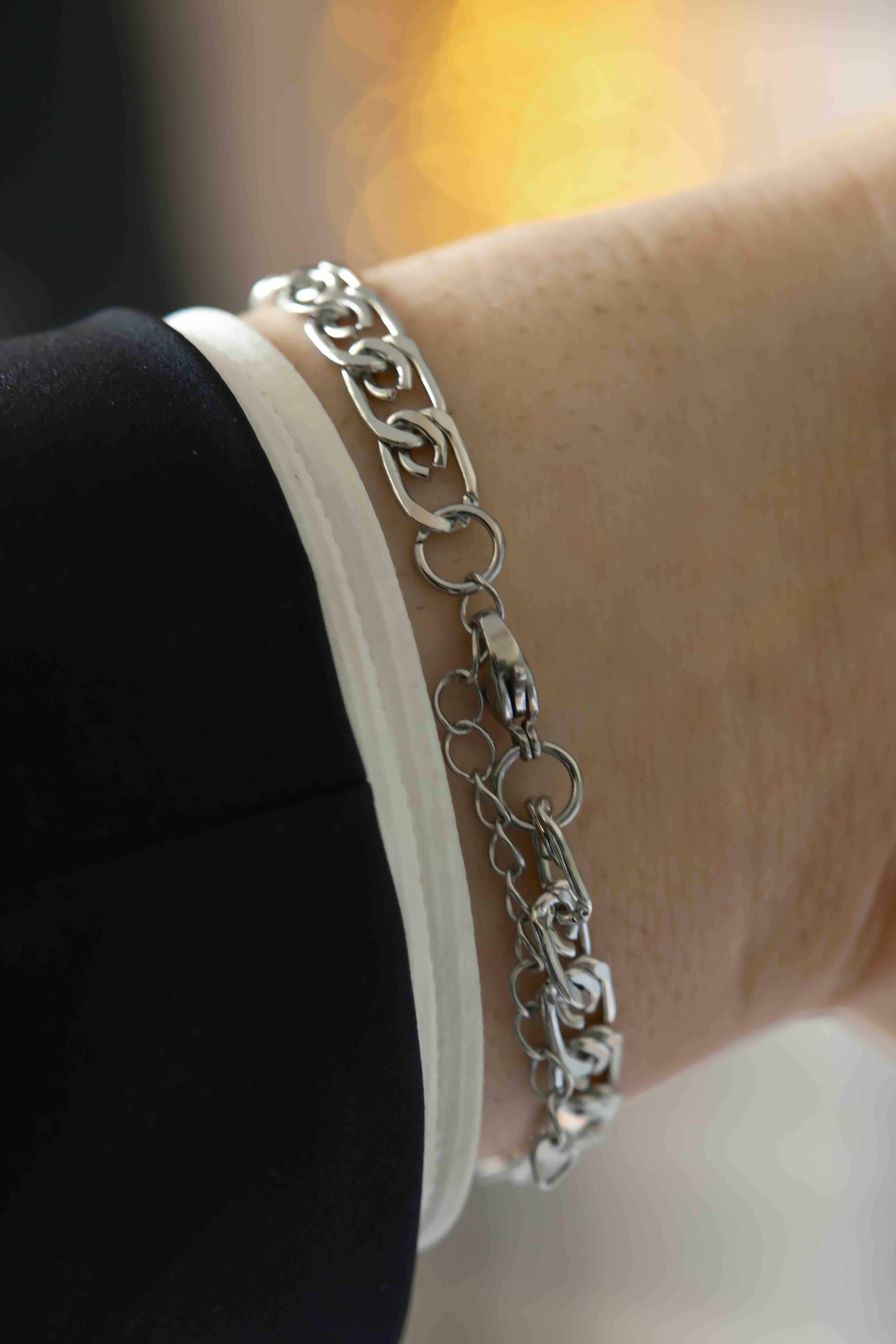 Sailor's Grip Chain Silver Çelik Bileklik BileklikWATCHOFROYALsailorsSailor's Grip Chain Silver Çelik Bileklik 