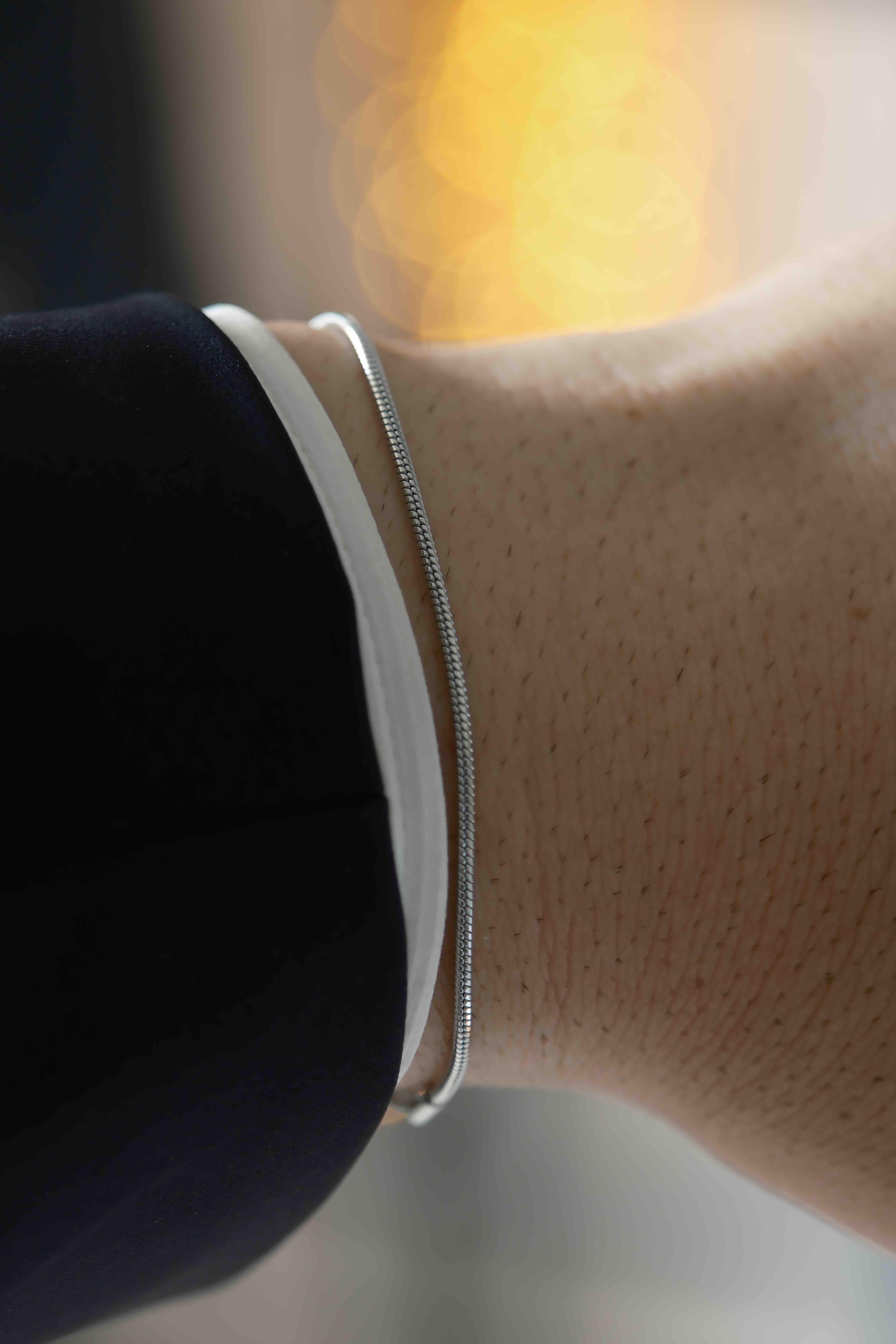 Snake Silver Çelik Bileklik BileklikWATCHOFROYALSnakeSnake Silver Çelik Bileklik 