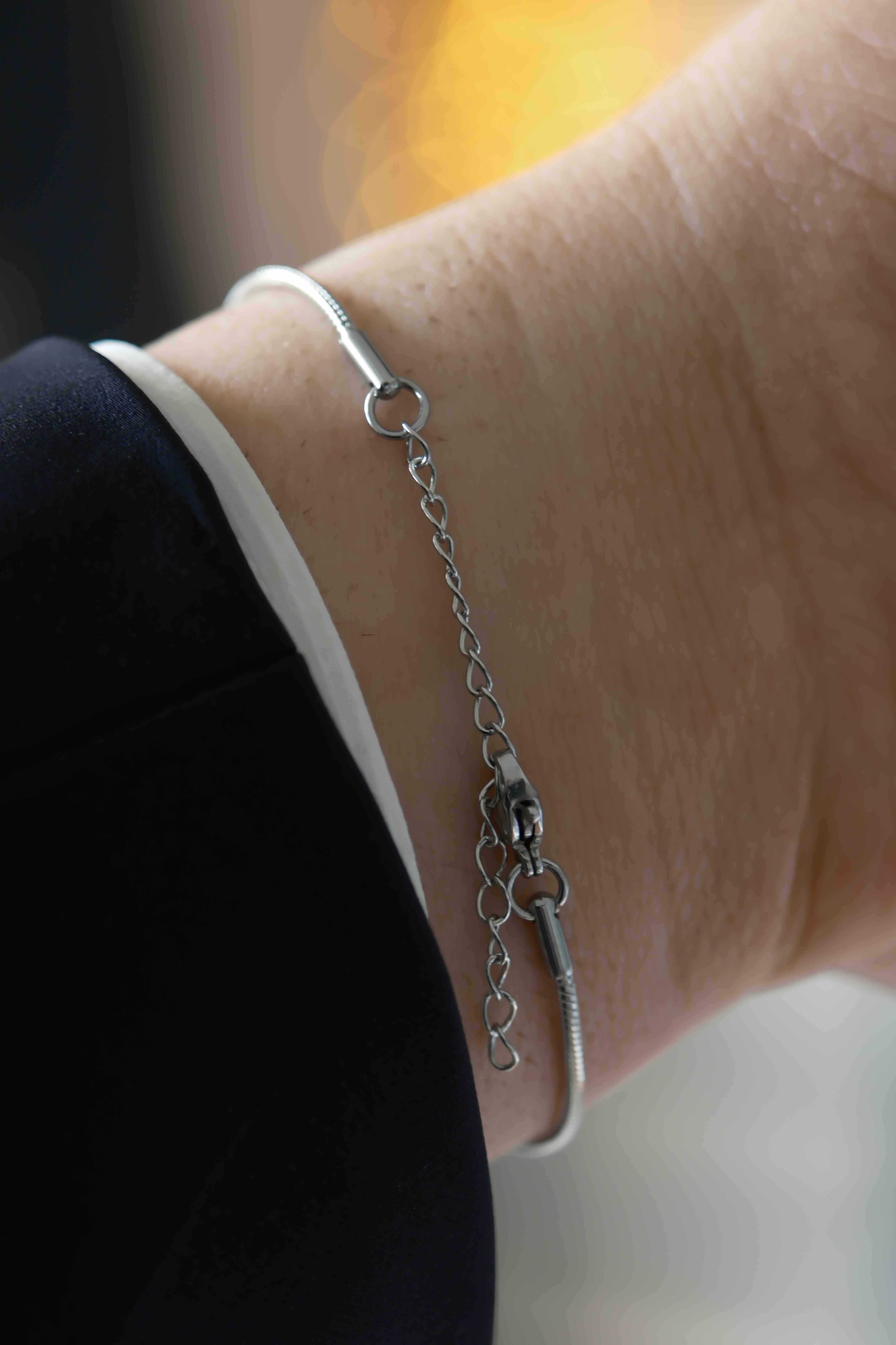 Snake Silver Çelik Bileklik BileklikWATCHOFROYALSnakeSnake Silver Çelik Bileklik 