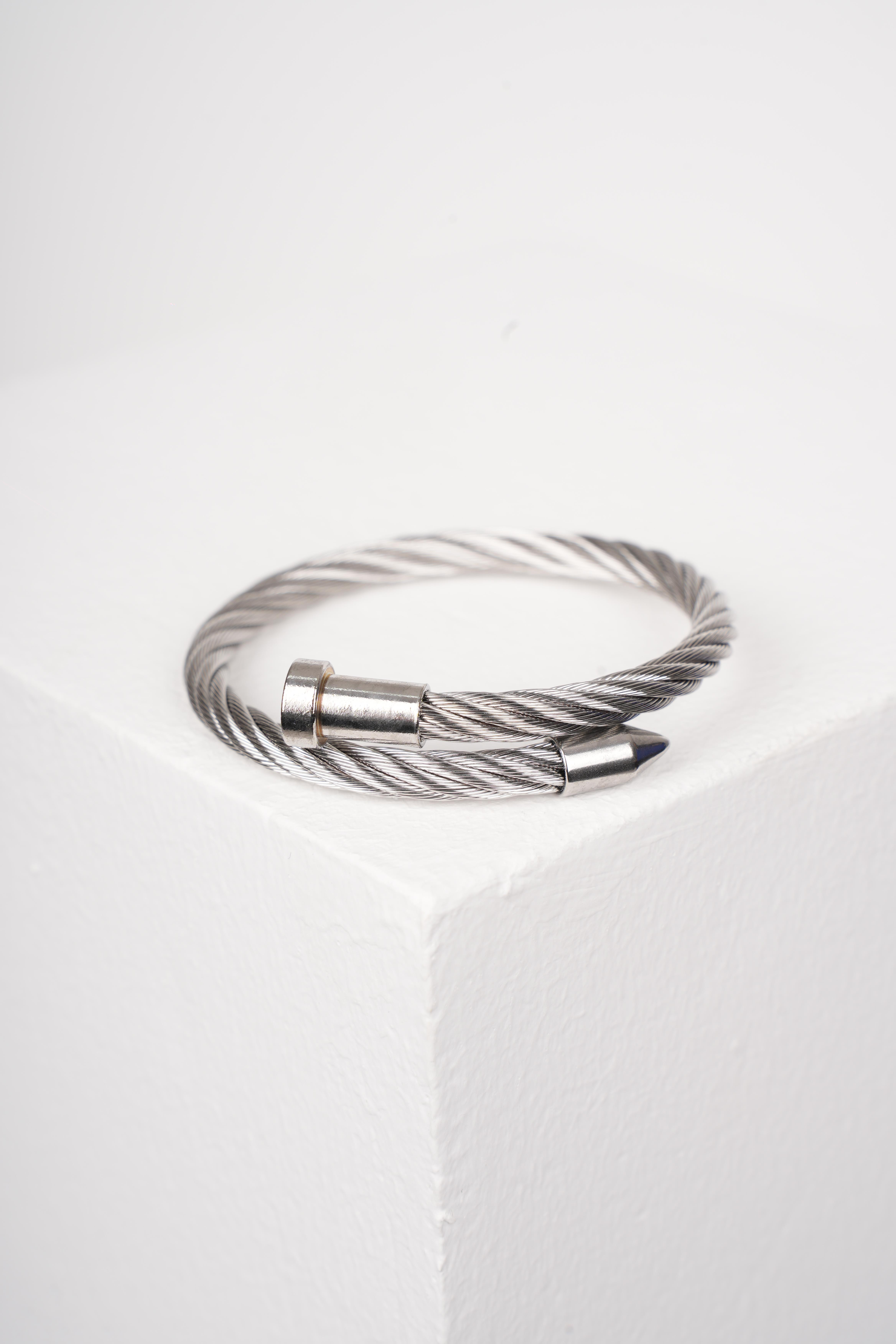 THICK MATEO SİLVER ÇELİK BİLEKLİK BraceletWATCHOFROYALTHICKMATEOTHICK MATEO SİLVER ÇELİK BİLEKLİK 