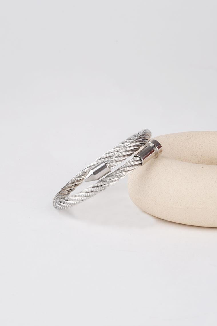 THICK MATEO SİLVER ÇELİK BİLEKLİK BraceletWATCHOFROYALTHICKMATEOTHICK MATEO SİLVER ÇELİK BİLEKLİK 