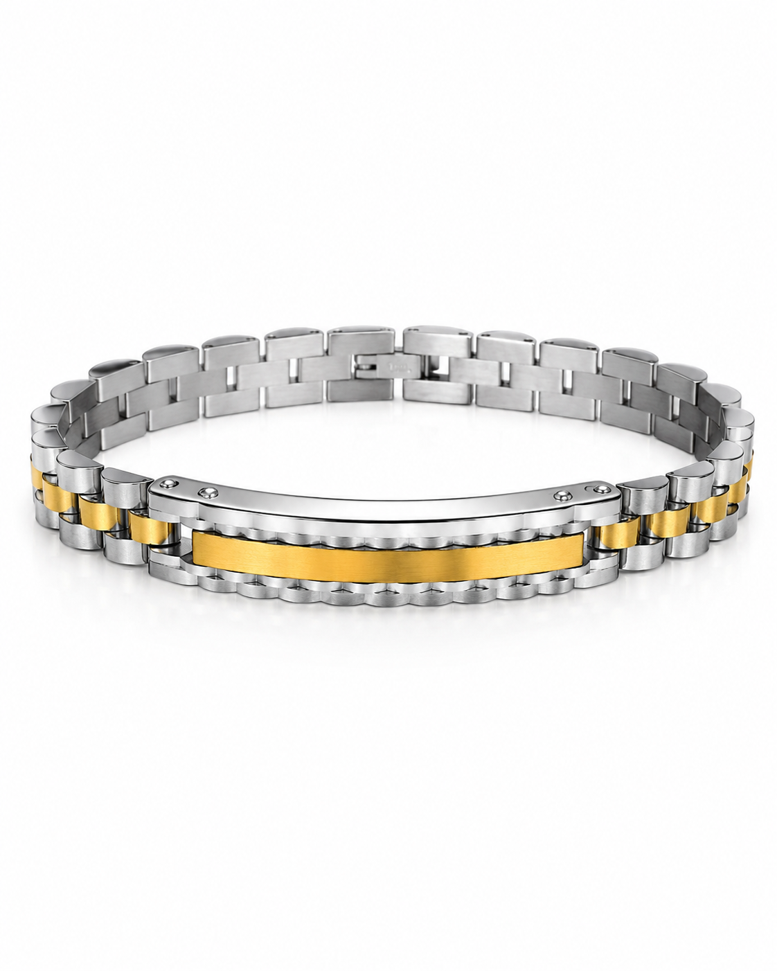 VERVE SILVER GOLD ÇELİK BİLEKLİKBileklikWATCHOFROYALVERVEVERVE SILVER GOLD ÇELİK BİLEKLİK
