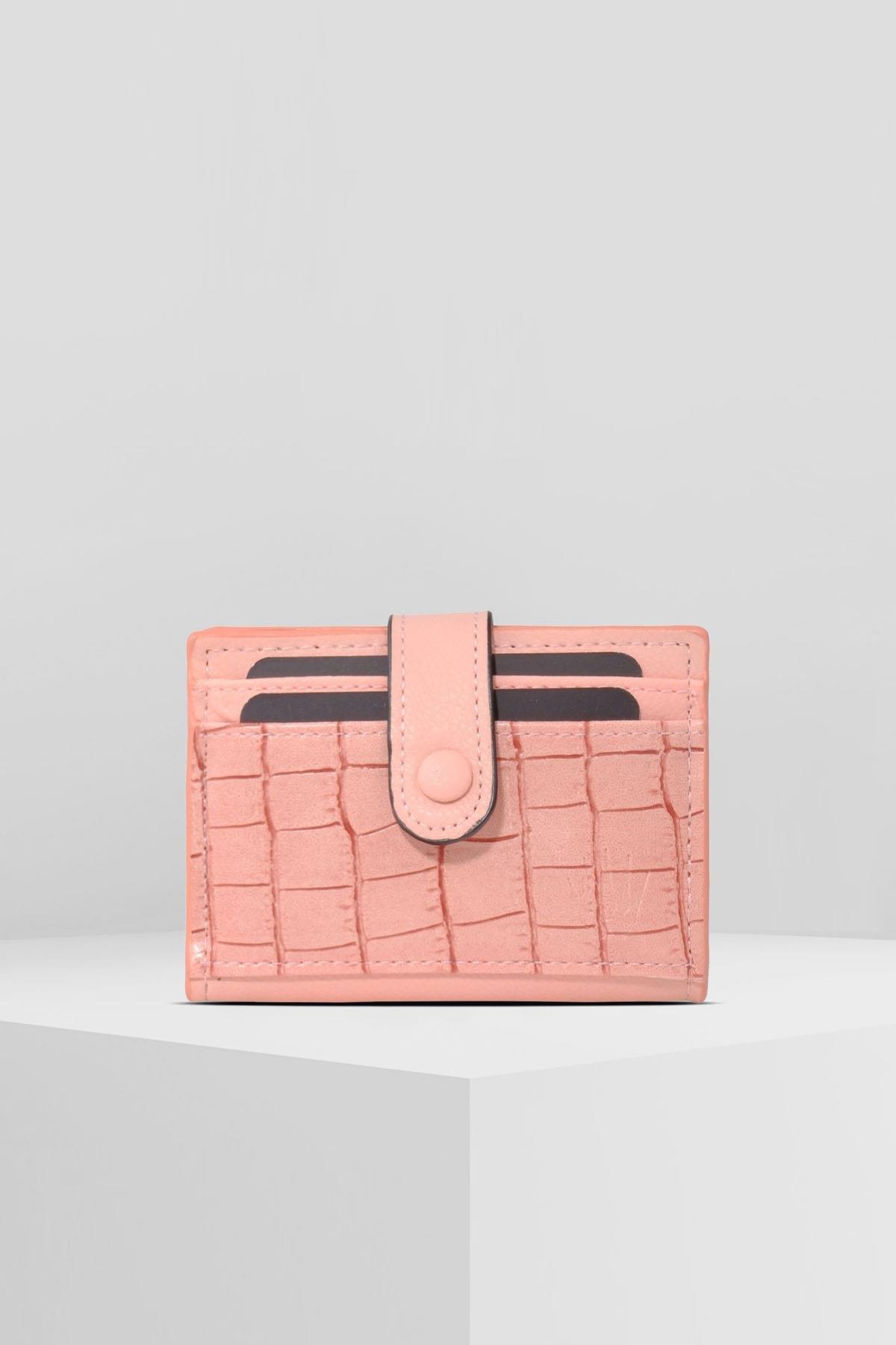 MONTI STYLE PINK VEGAN LEATHER WALLET CARD HOLDERWalletWATCHOFROYALMONTIMONTI STYLE PINK VEGAN LEATHER WALLET CARD HOLDER