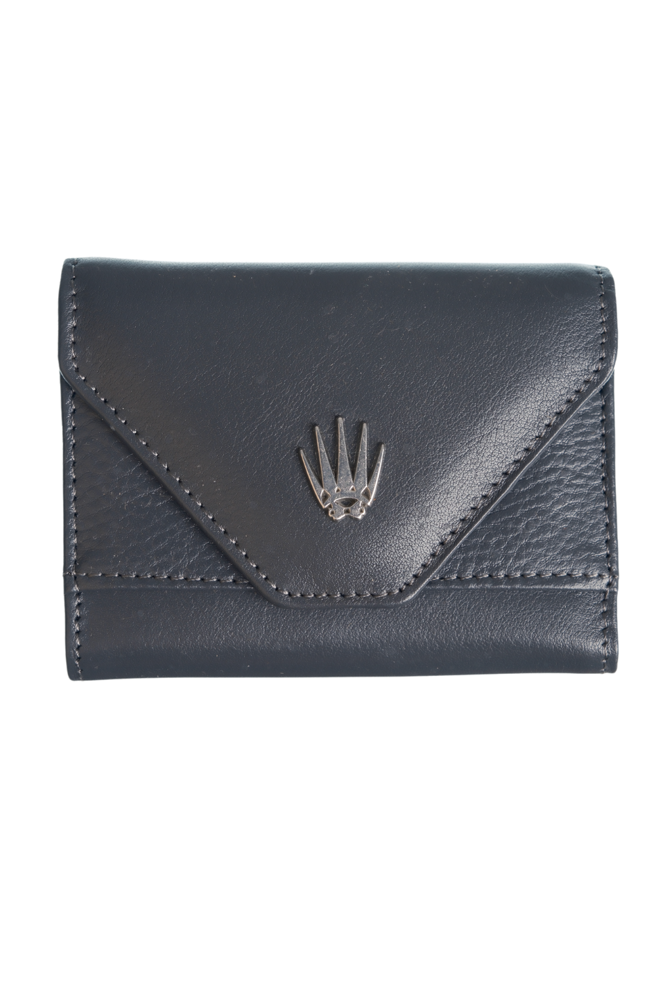 AKORDE GRİ HAKİKİ DERİ KARTLIK 