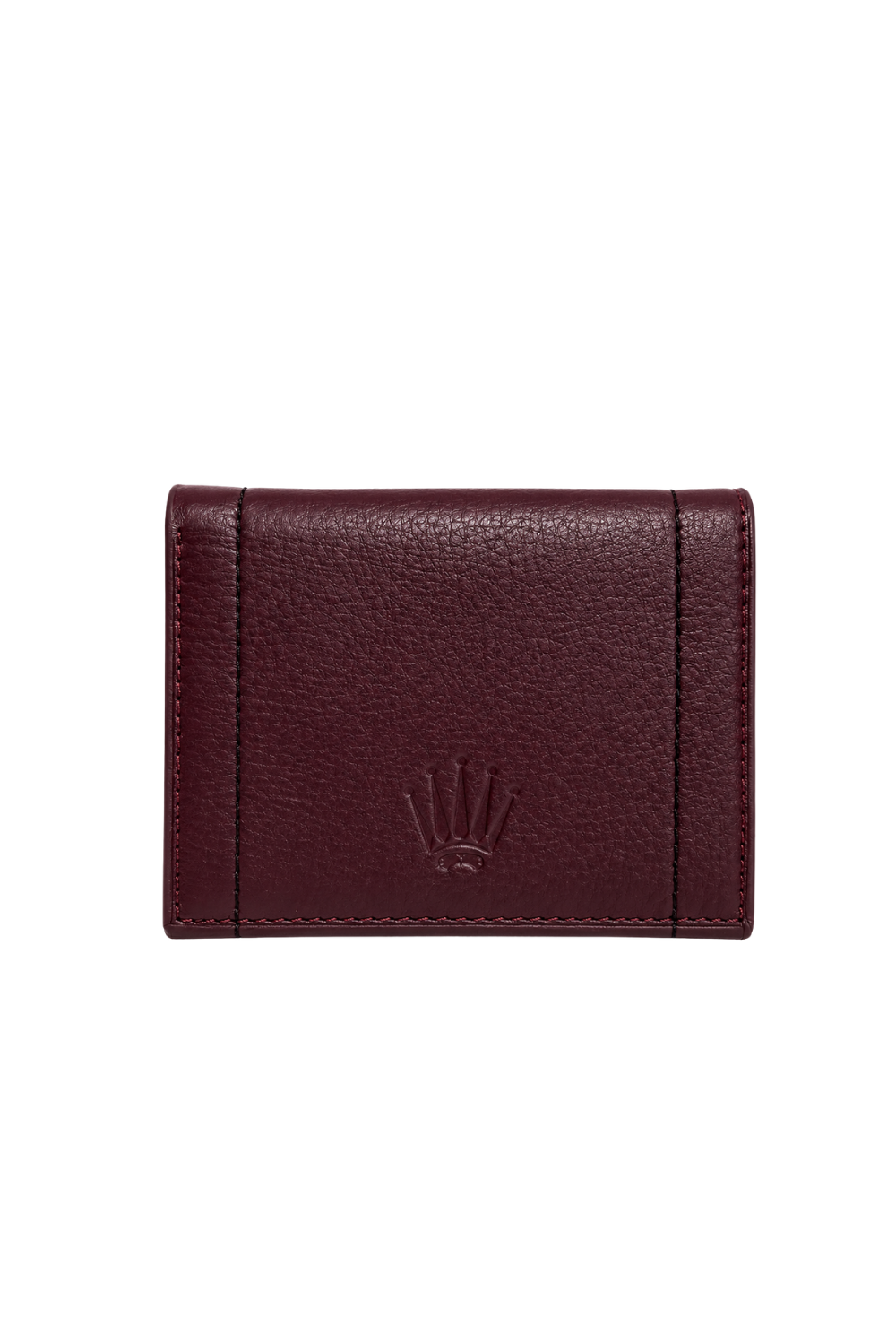 BORIS BURGUNDY GENUINE LEATHER CARD HOLDERWalletWATCHOFROYALBRSBRDBORIS BURGUNDY GENUINE LEATHER CARD HOLDER