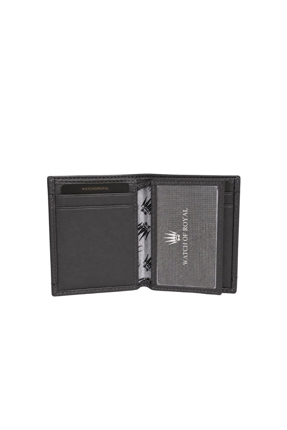 BORIS GREY GENUINE LEATHER CARD HOLDERWalletWATCHOFROYALBRSGREYBORIS GREY GENUINE LEATHER CARD HOLDER