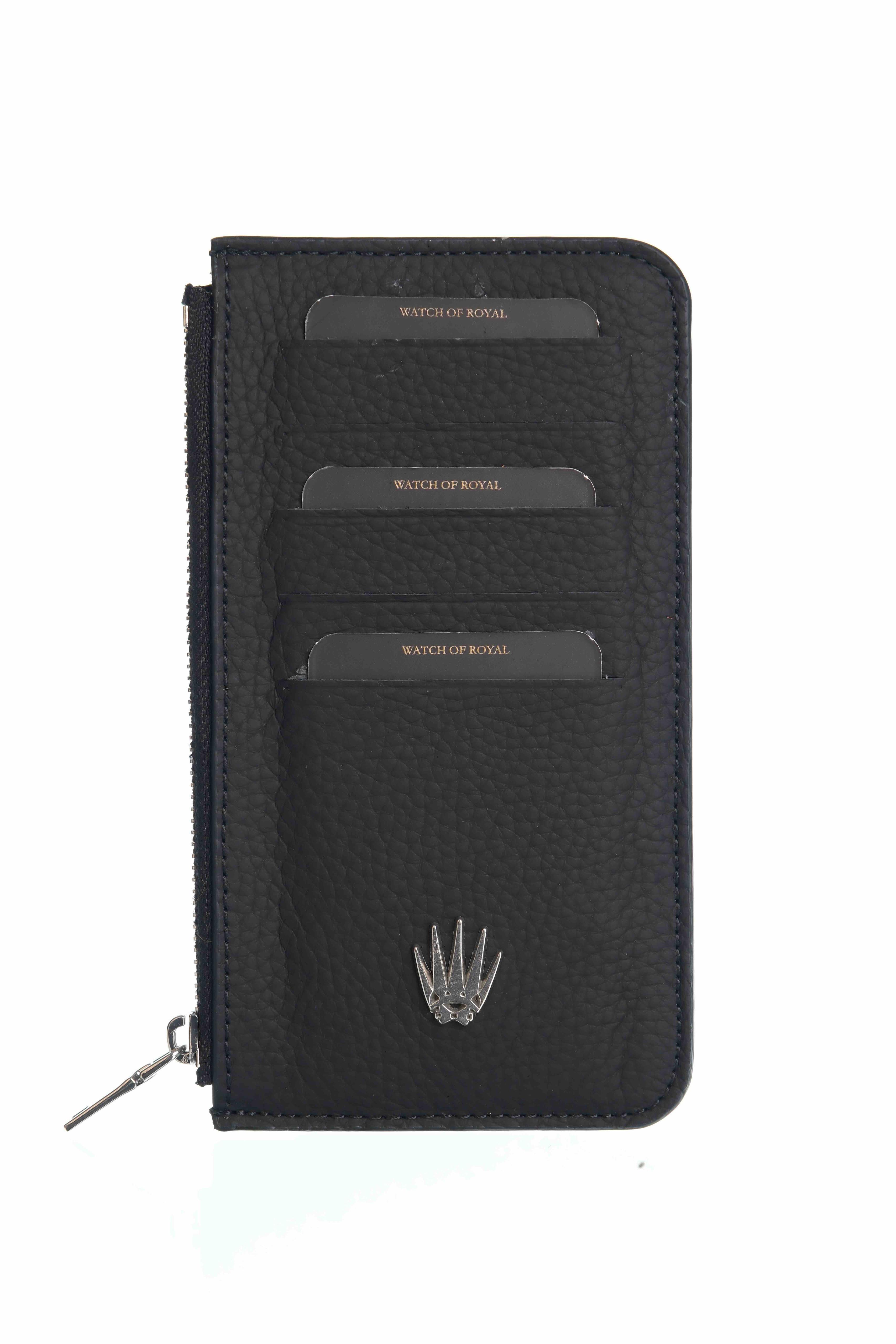 Lexis Siyah Hakiki Deri Fermuarlı Kartlık WalletWATCHOFROYALLEXİSLexis Siyah Hakiki Deri Fermuarlı Kartlık 