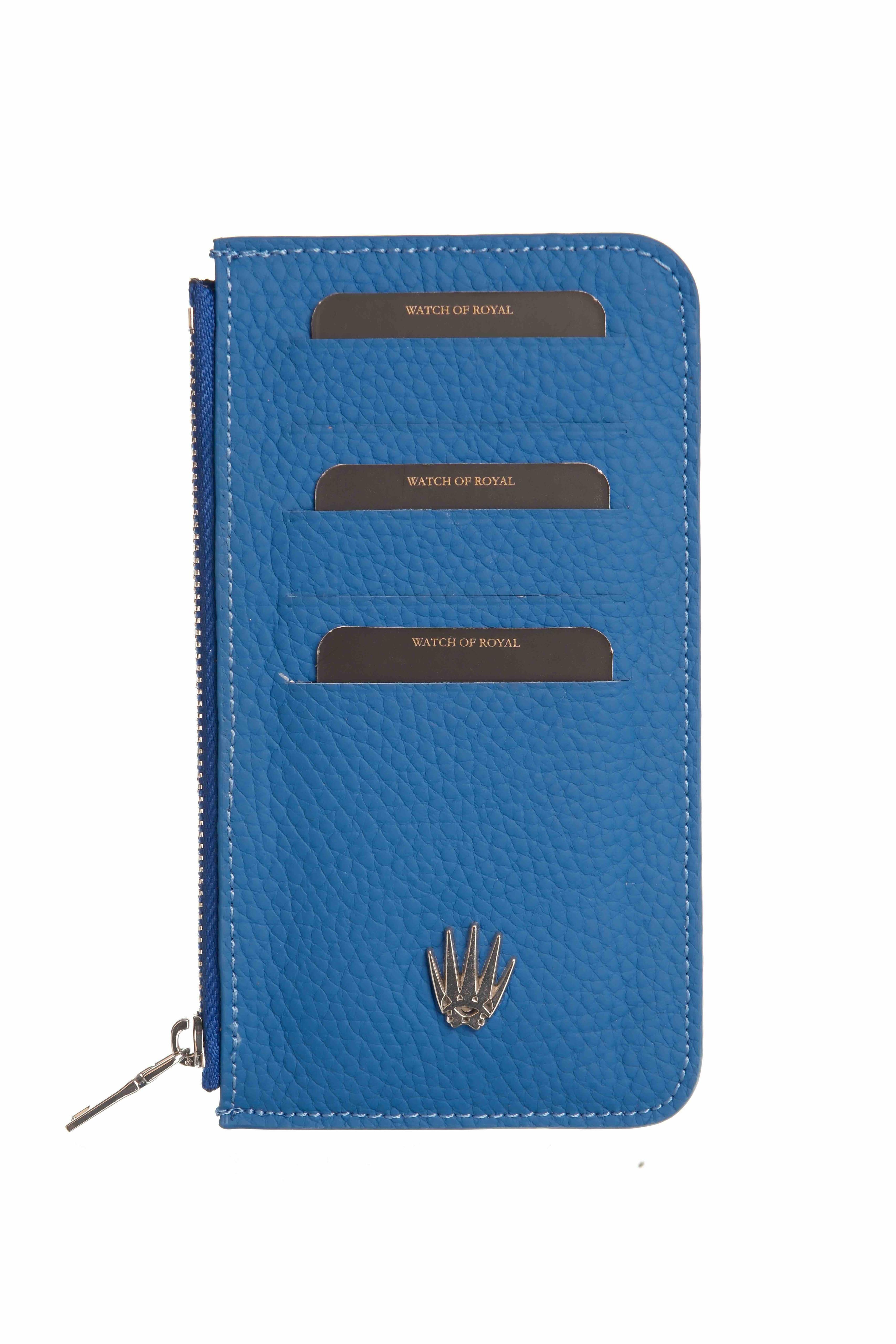 Lexis Mavi Hakiki Deri Fermuarlı Kartlık Cüzdan ve KartlıkWATCHOFROYALLEXİSLexis Mavi Hakiki Deri Fermuarlı Kartlık 